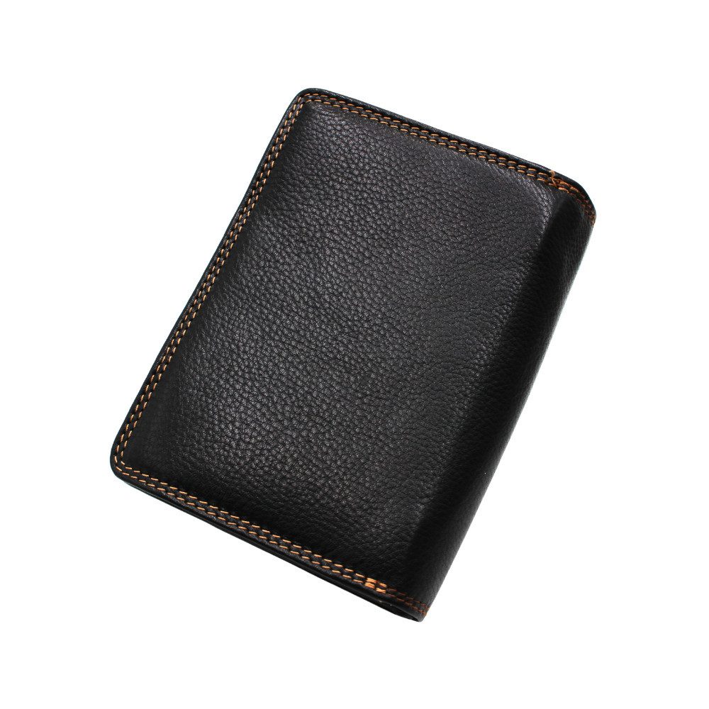 L&B Geldbörse Nappaleder Bi-Color Portemonnaie, RFID-Schutz>11/842, feinstes Nappaleder