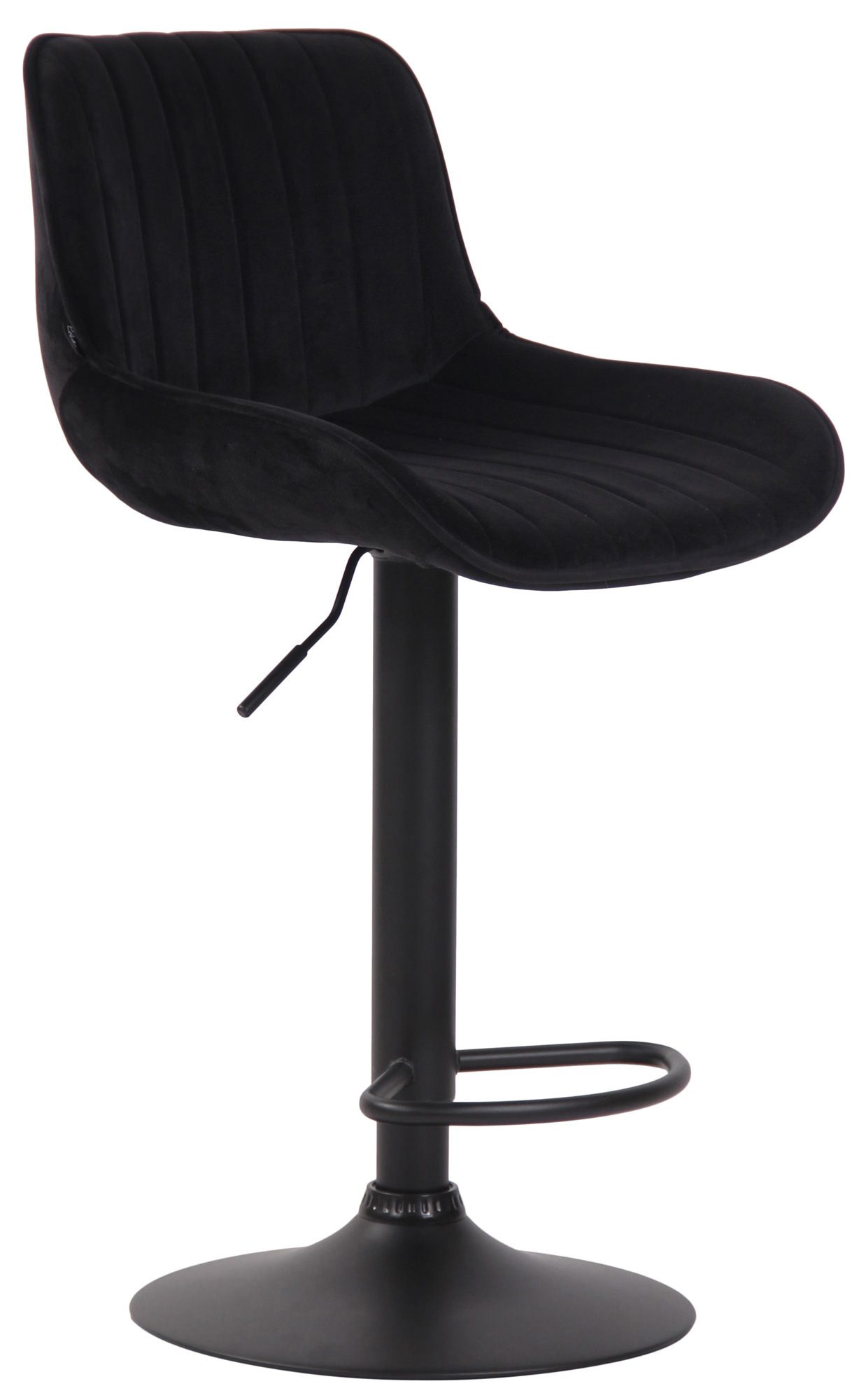 CLP Barhocker Barhocker Lentini Samt schwarz