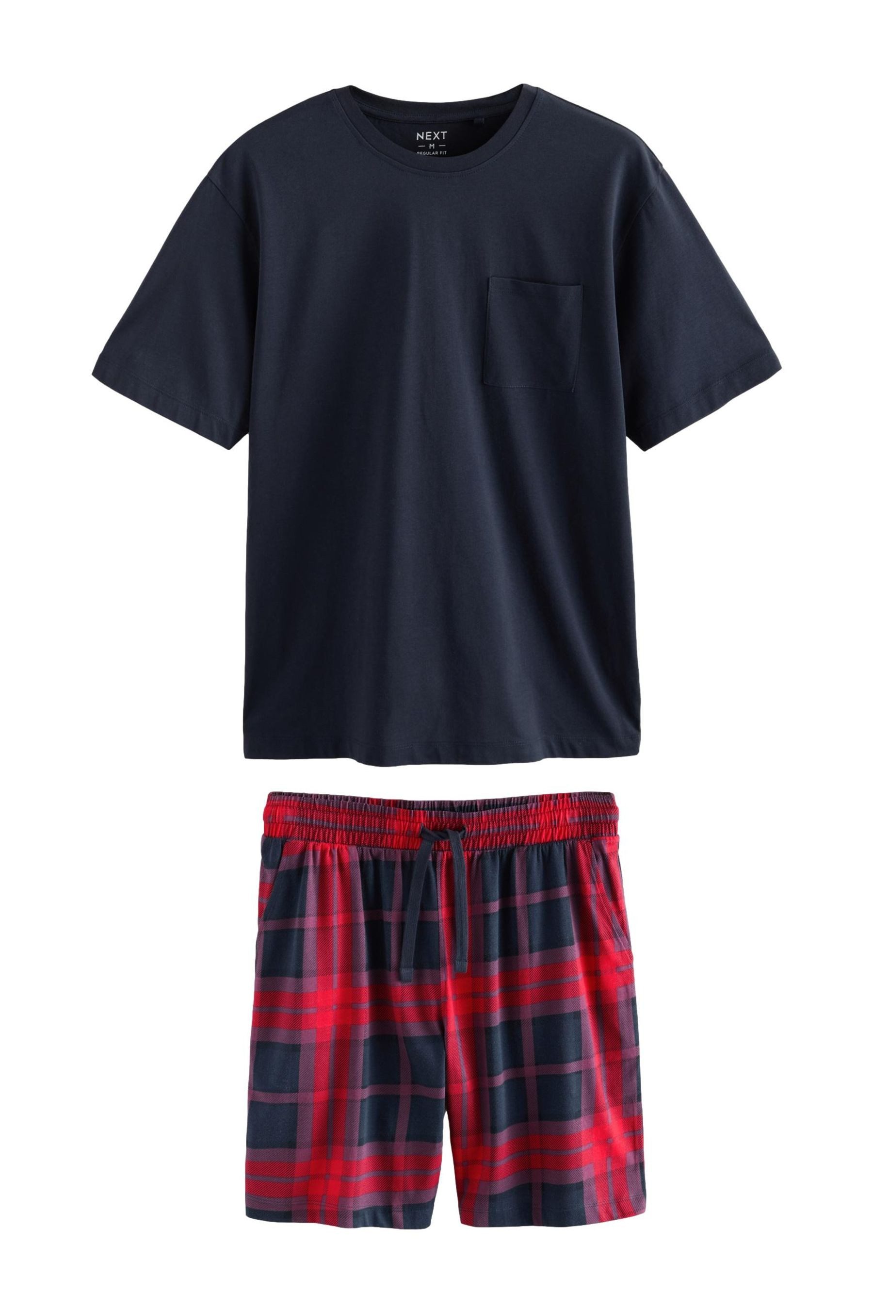Next Pyjama Kurzer Schlafanzug aus Baumwolle günstig online kaufen