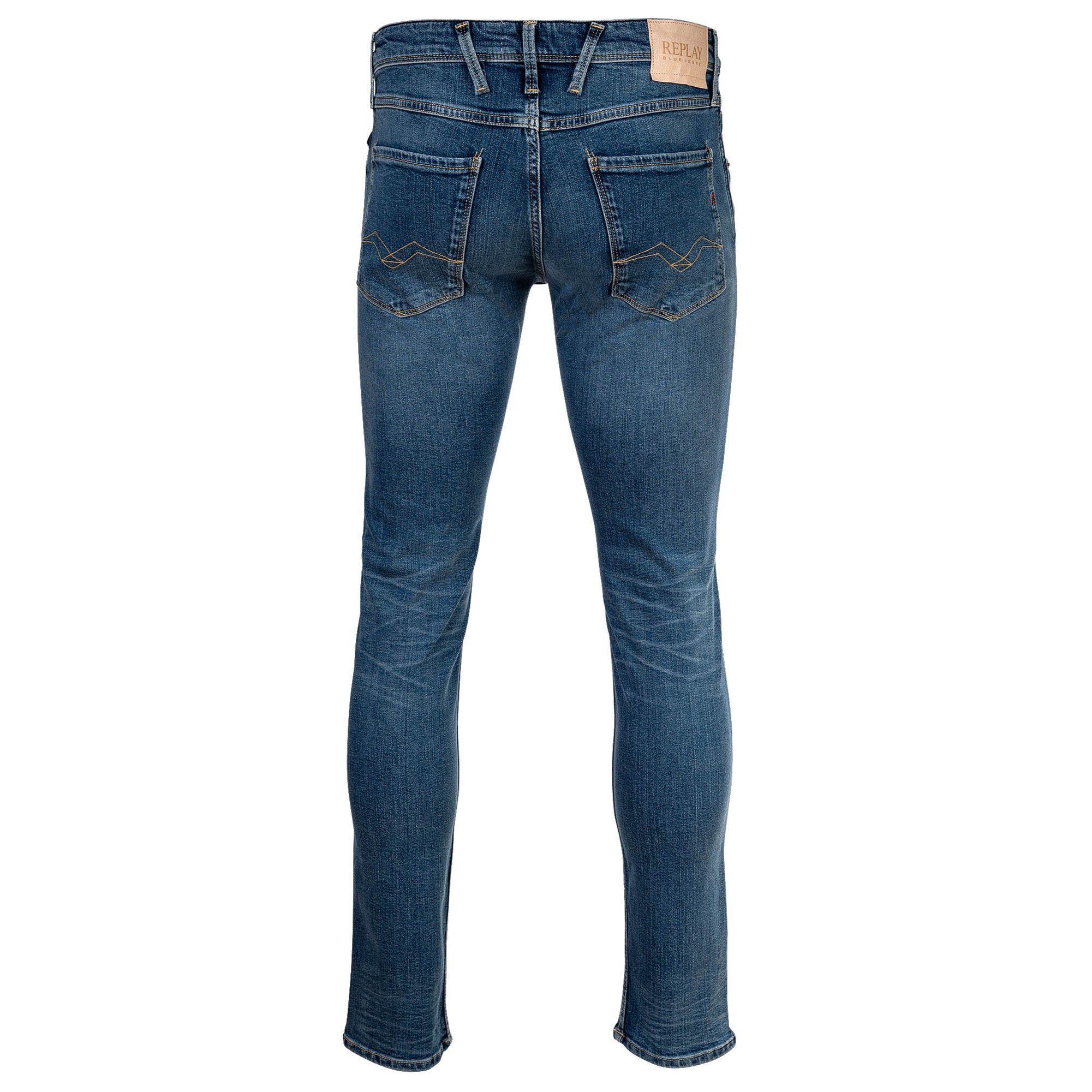 Replay Regular-fit-Jeans Herren Jeans Baumwolle Hyperflex günstig online kaufen