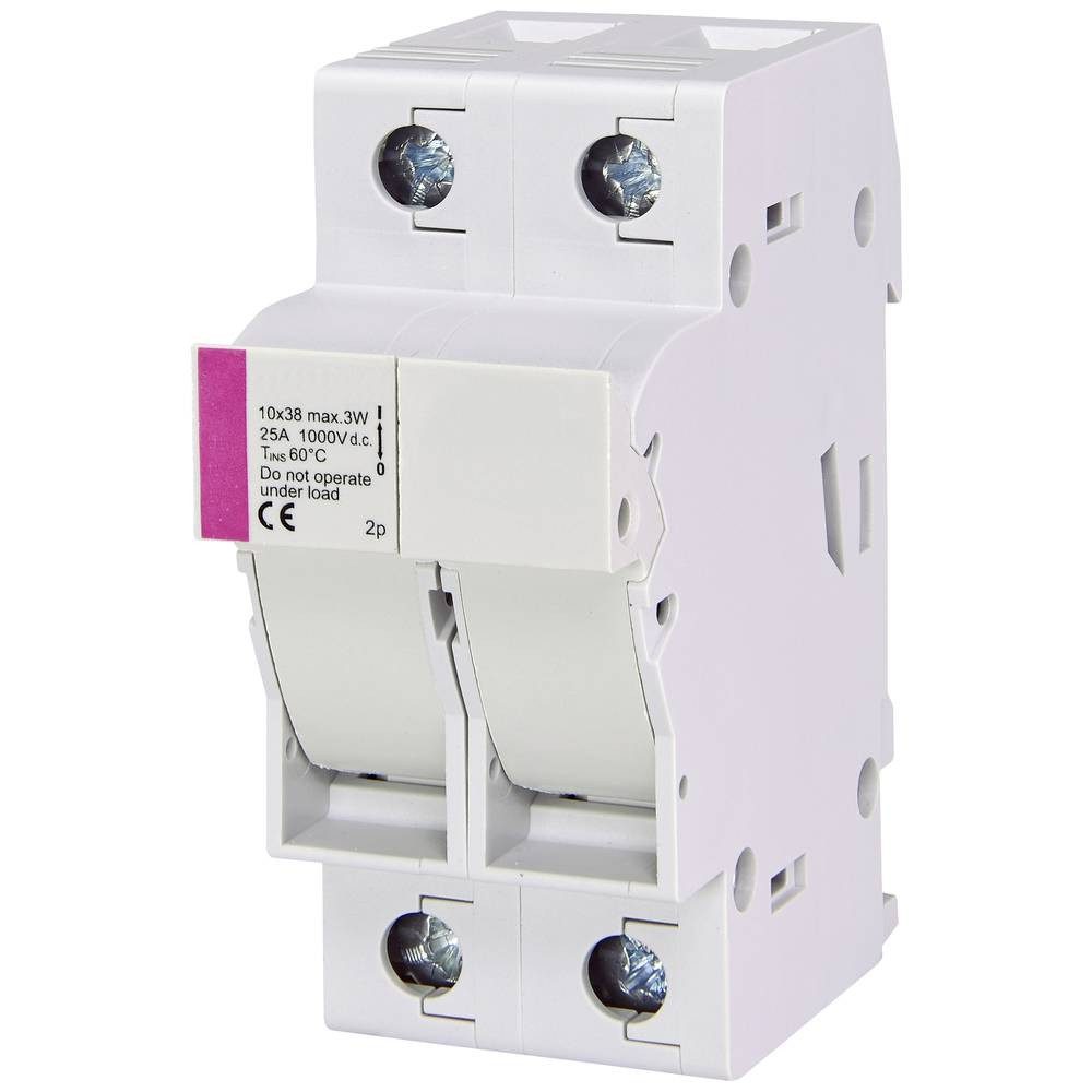 ETI Sicherungshalter Sicherungshalter für 10.3x38mm, 2-polig 1000V 25A