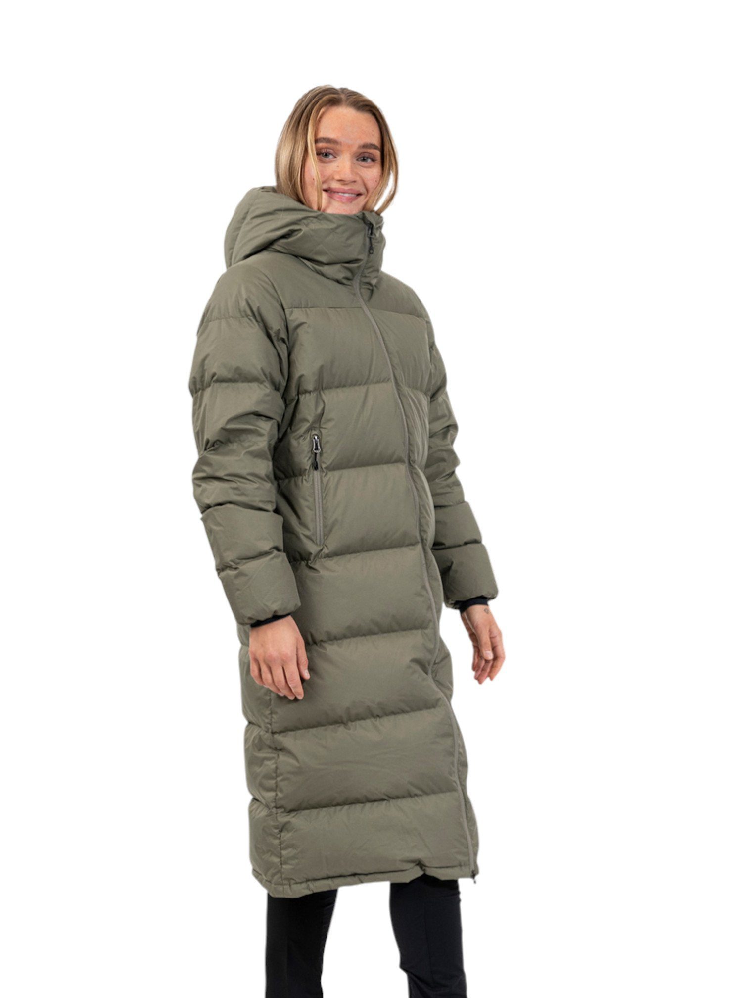 Bergans Daunenmantel Urban Down Long Coat (wärmeisolierung) grün Damen