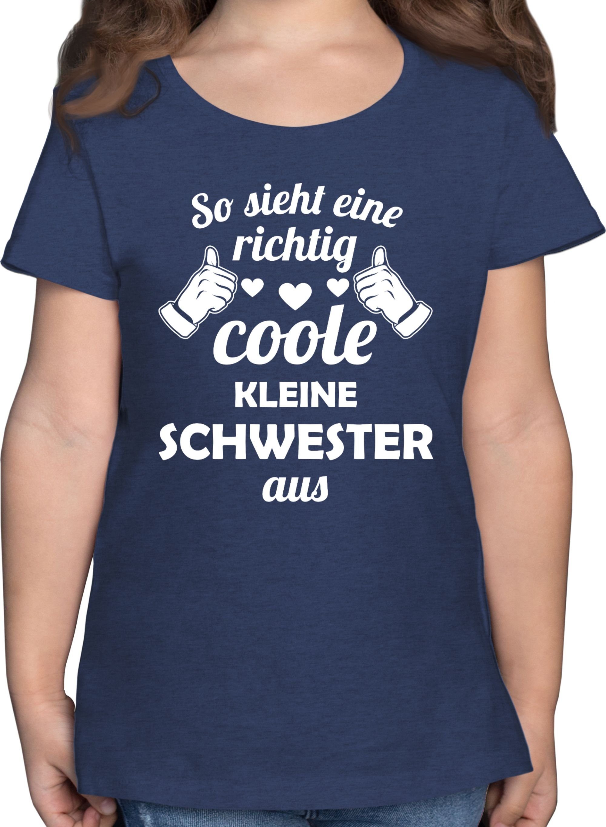 T-Shirt So sieht eine richtig coole kleine Schwester aus