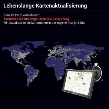 XGODY 9 " LKW Navigationsgerät (Europa (47 Länder), inklusive lebenslanger Kartenupdates, 3D Karten, 7 Navigations Modus)