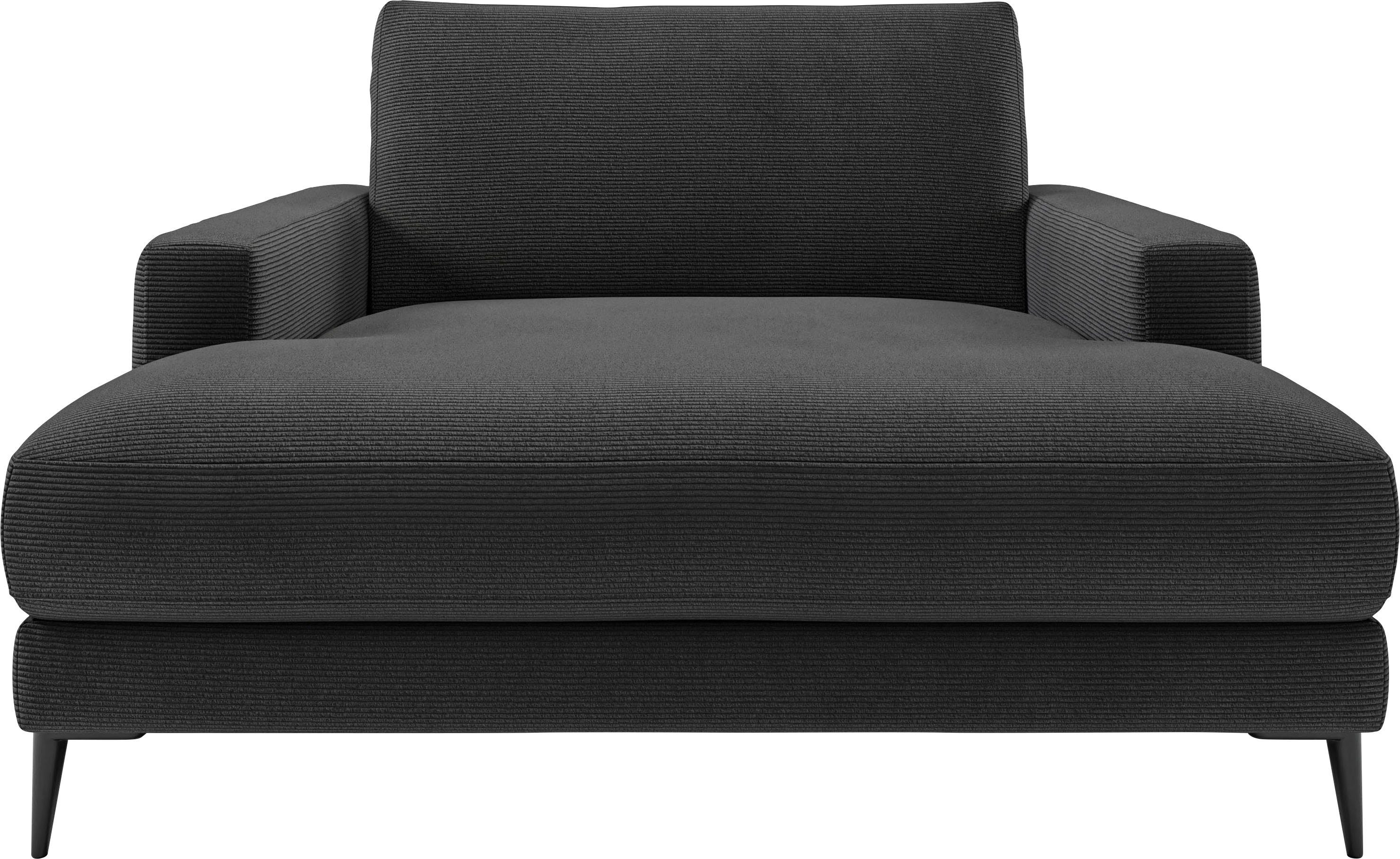 INOSIGN Chaiselongue Downtown Loungemöbel zum Relaxen, B/T/H: 132/170/84 cm, auch in Bouclé, Cord und Easy care - leicht mir Wasser zu reinigen