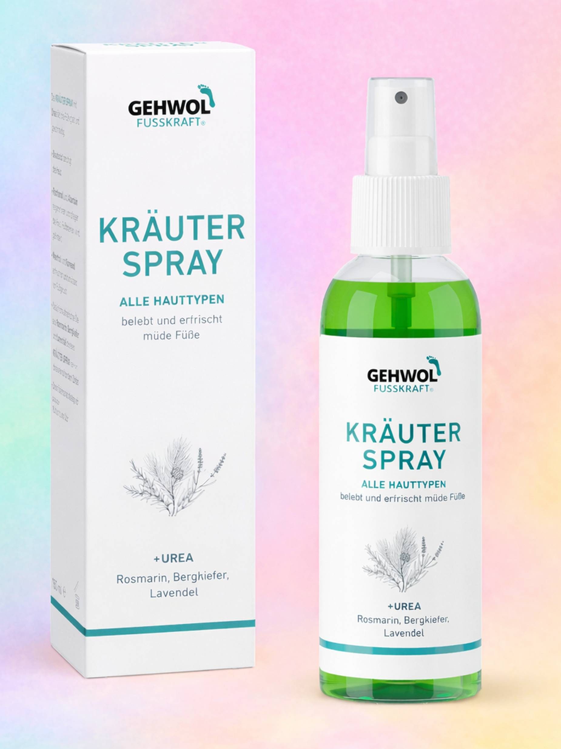 Eduard Gerlach GmbH Fußpflegespray Gehwol Fusskraft Kräuter Spray 125 ml Packung