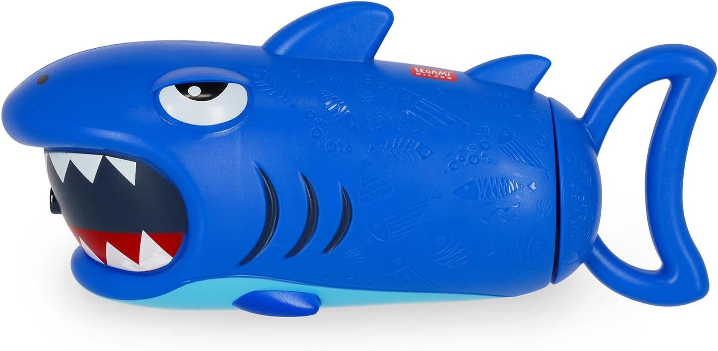 Legami Strandtasche LEGAMI Water Blaster Shark Hai Wasserpistole blau