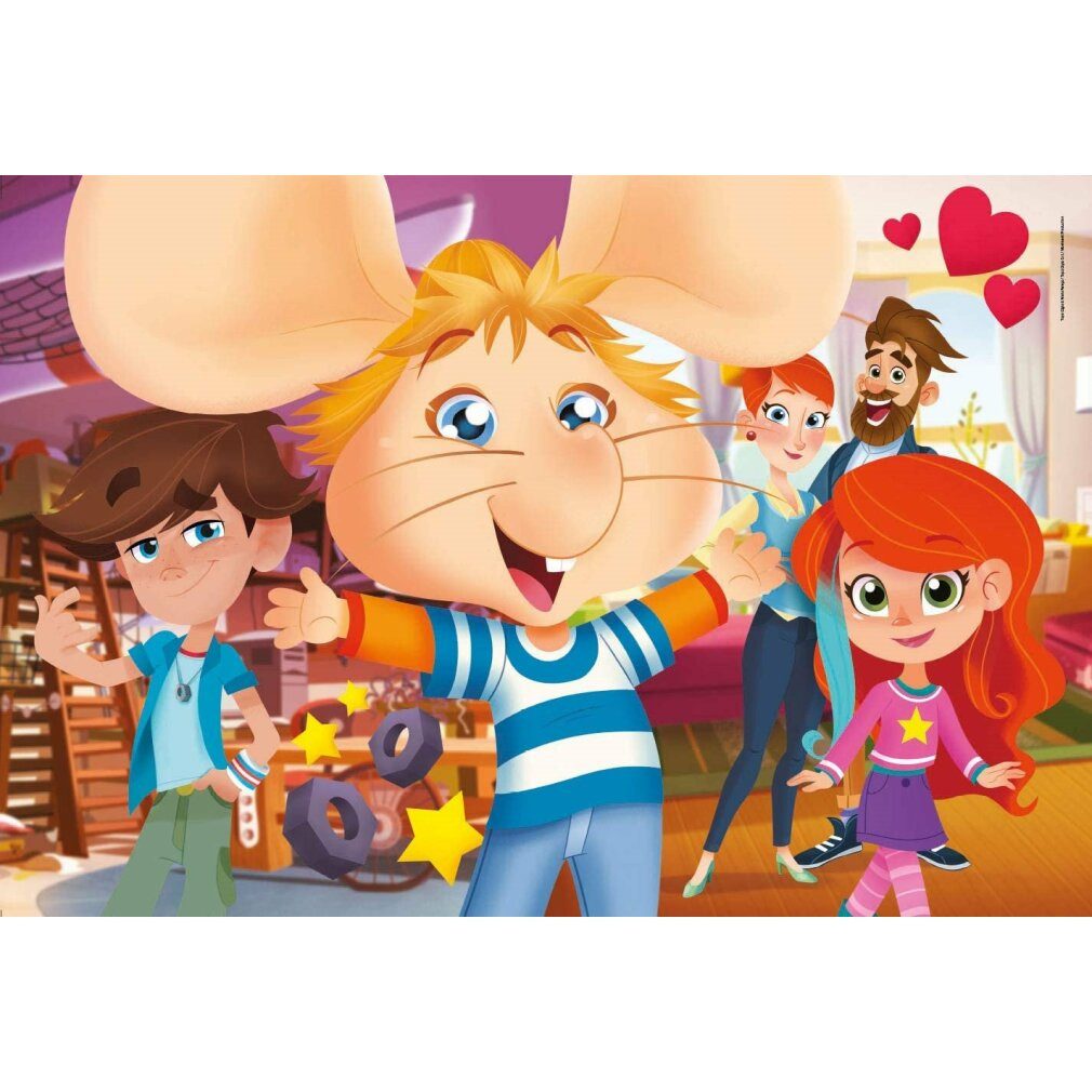 Clementoni® Puzzle CLEMENTONI Puzzle Maus Gigio MAXI 60 Teile, Puzzleteile