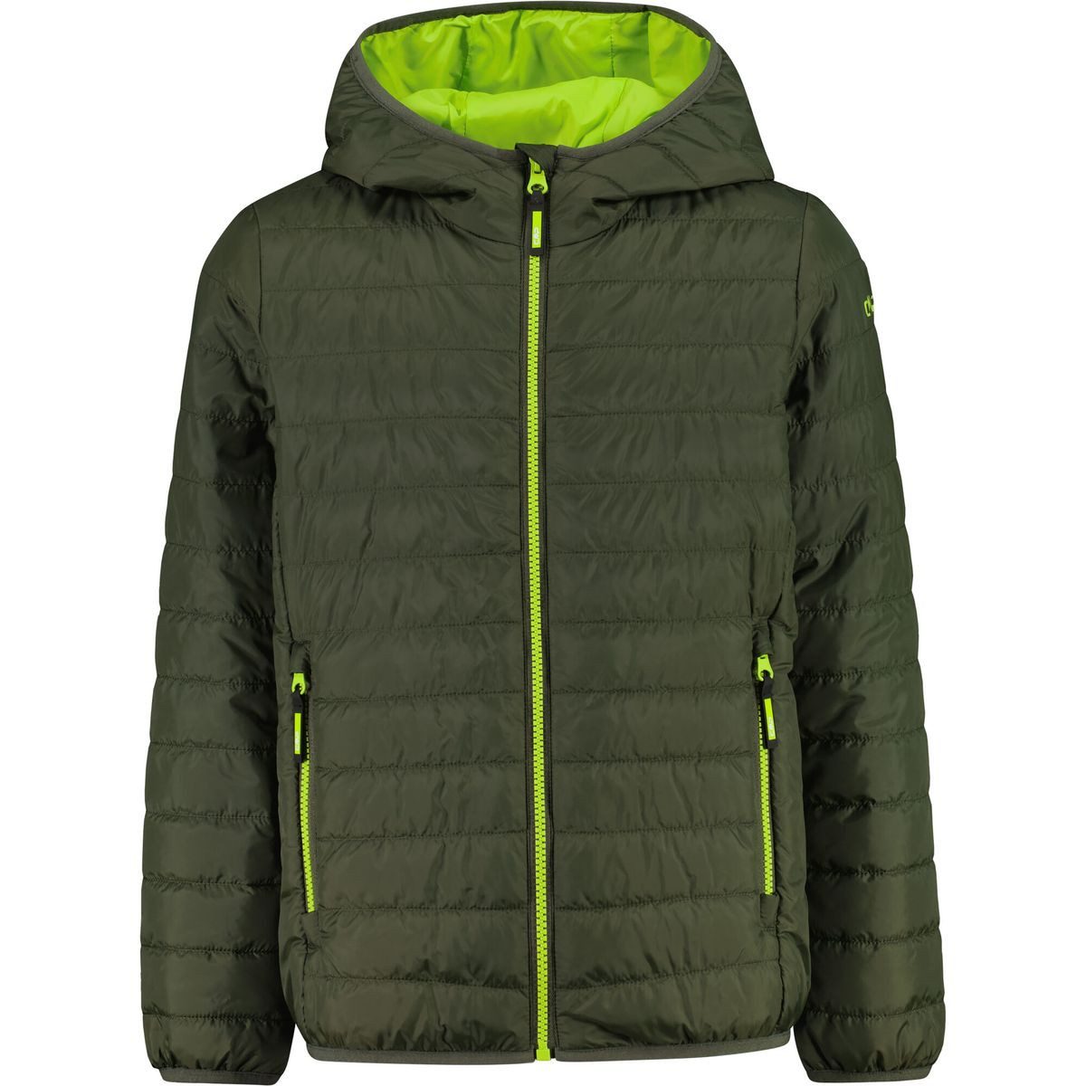 CMP Steppjacke KID Jacket FIX Hood Wattierte Kinderjacke für optimalen Schutz und Wärme beim Wandern