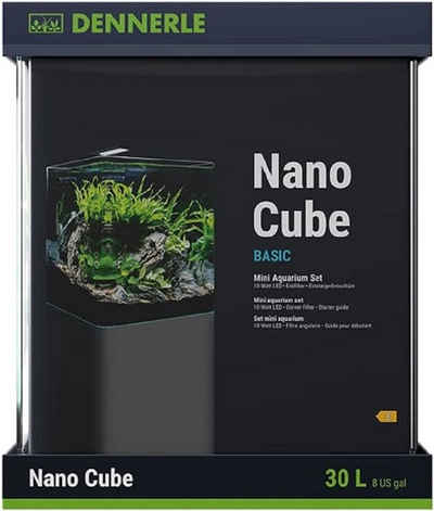 DENNERLE Aquarium Dennerle Nano Cube Basic, 30 Liter - Mini Aquarium