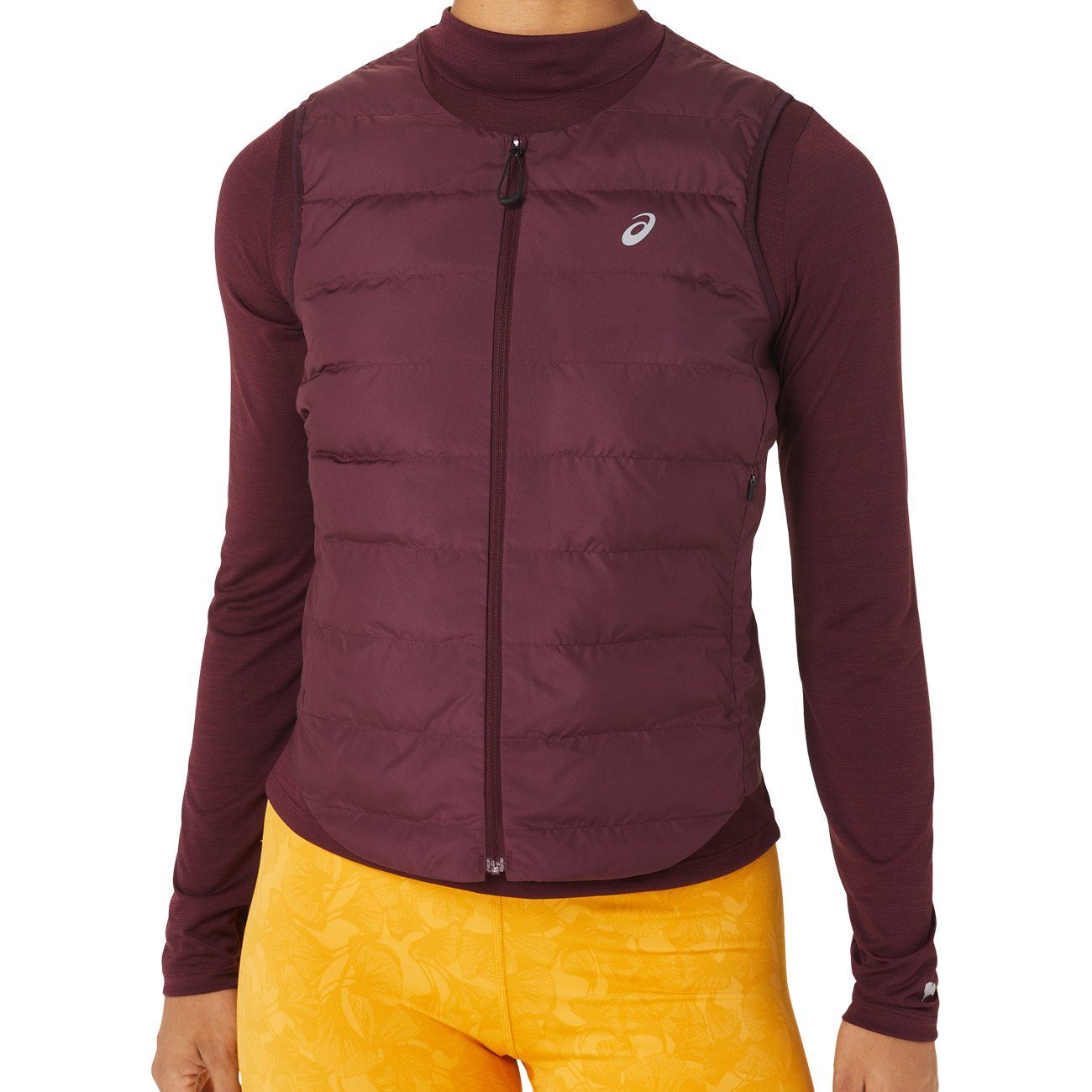 Funktionsjacke Asics Runkoyo Padded Vest Damen Deep Mars