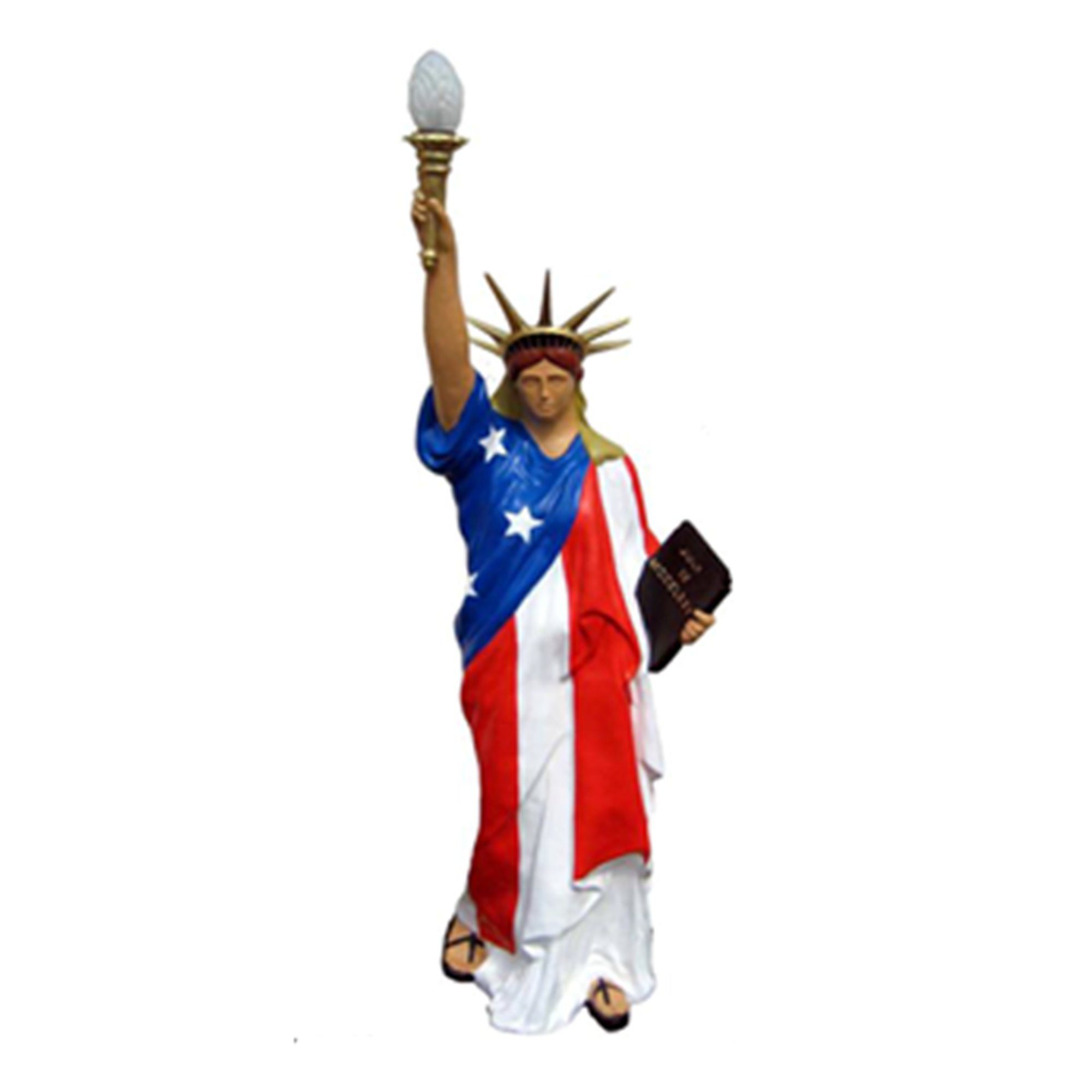 JVmoebel Gartenfigur, Freiheits Statue Figur Liberty New York Lampe Beleuchtung Leuchte