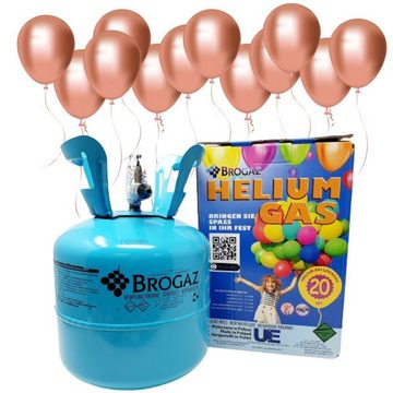 nm_trade Luftballon Helium Gas Ballongas Einweg für ca. 20 30 50 Luftballons 5L, 7L, 13,6L