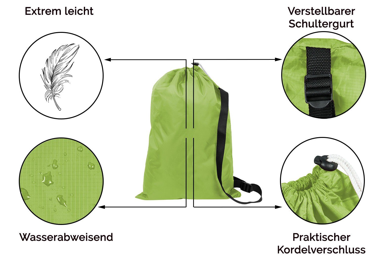 ZOLLNER24 Turnbeutel, Schultergurt, 100% Polyester, 32x46 günstig online kaufen