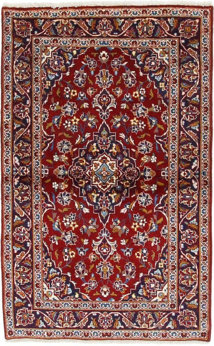 Orientteppich Keshan 97x155 Handgeknüpfter Orientteppich / Perserteppich, Nain Trading, rechteckig, Höhe: 12 mm