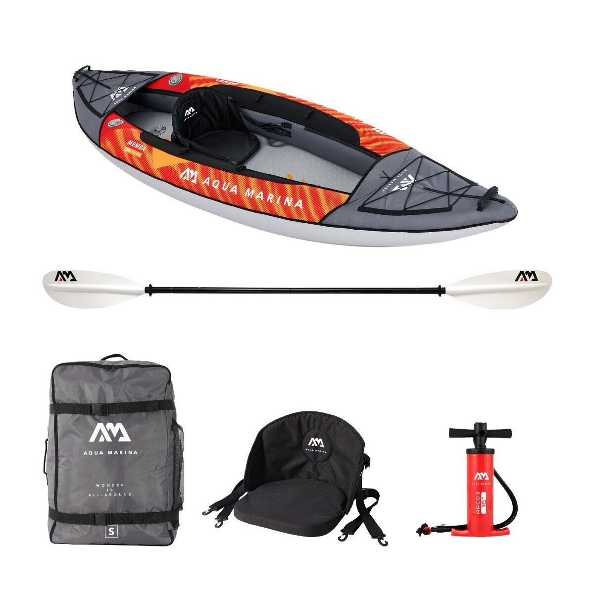 Aqua Marina Tourenkajak Aqua Marina Inflatable Memba 330 Kajak Kanu Kayak Tourenkajak Boot