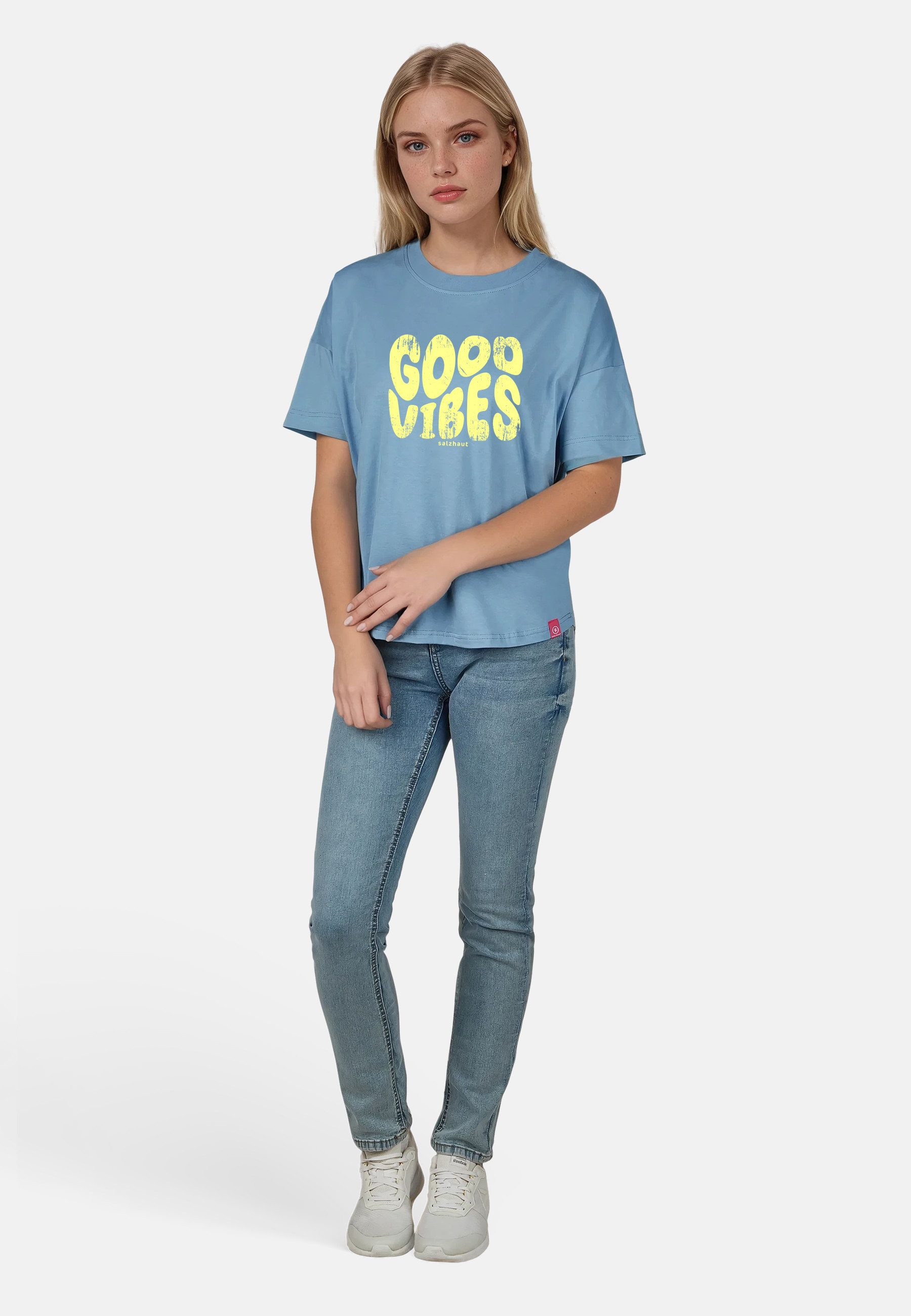 salzhaut T-Shirt LEEV - GOOD VIBES günstig online kaufen