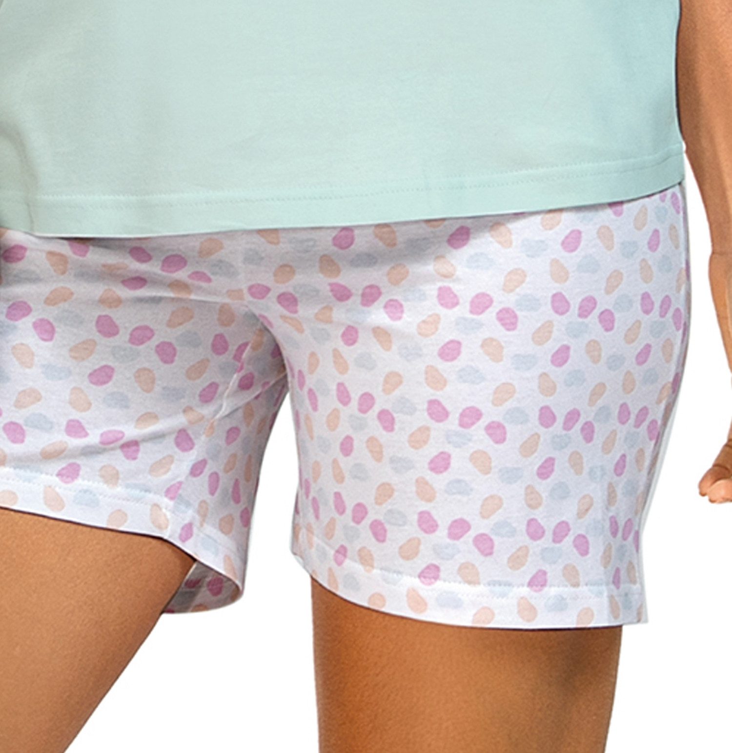 comtessa Schlafanzug Comte Kids (Set, 2 tlg., 2-teilig) Mädchen Pyjama Shorty Kurzarm Baumwolle