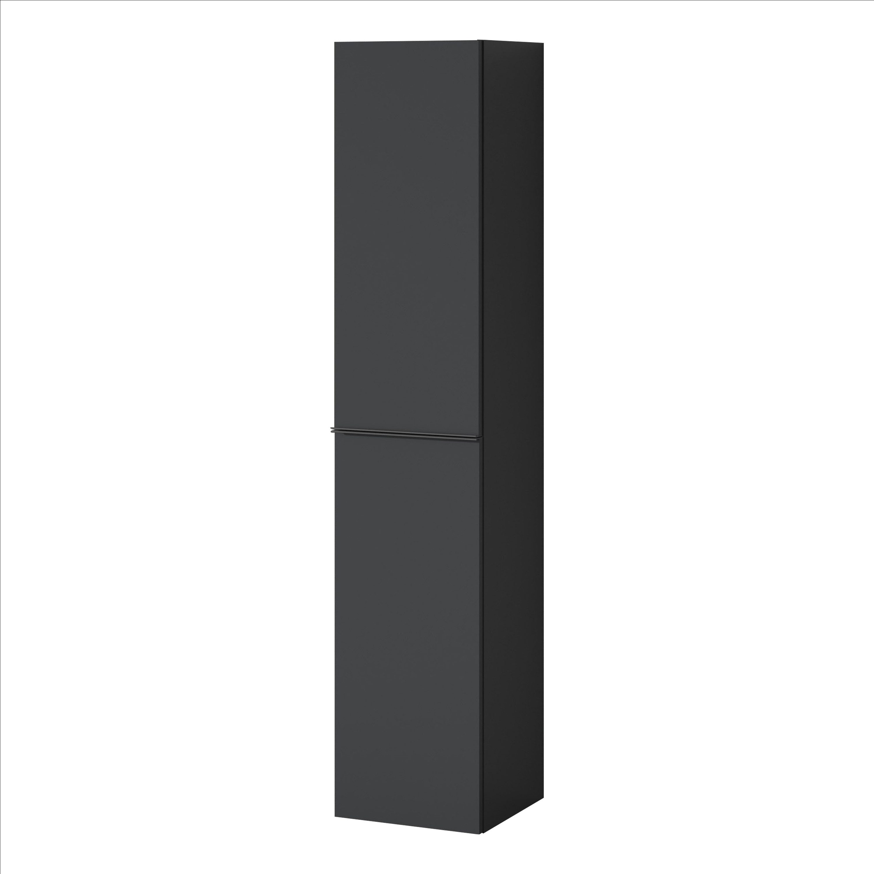Bernstein Hochschrank LAVOA (Komplett-Set, 35 cm x 170 cm x 35 cm / Hochschrank / Badschrank / Hochregal) Farbe & Griff wählbar / vormontiert / wasserfest / flexible Montage
