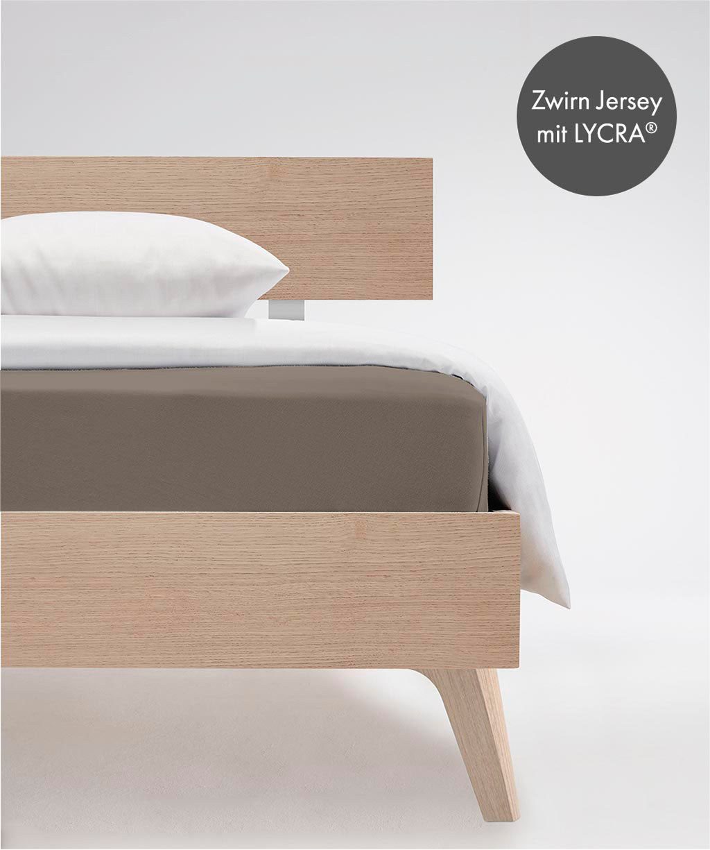 fleuresse Spannbettlaken Comfort, Jersey-Elasthan, Gummizug: rundum, (1 Stü günstig online kaufen