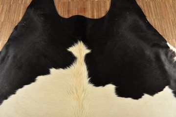 Fellteppich KUHFELL RINDERFELL TEPPICH BRAUN WEISS BEIGE ca. 220 x 190 cm XL, KUHFELL online & NOMAD