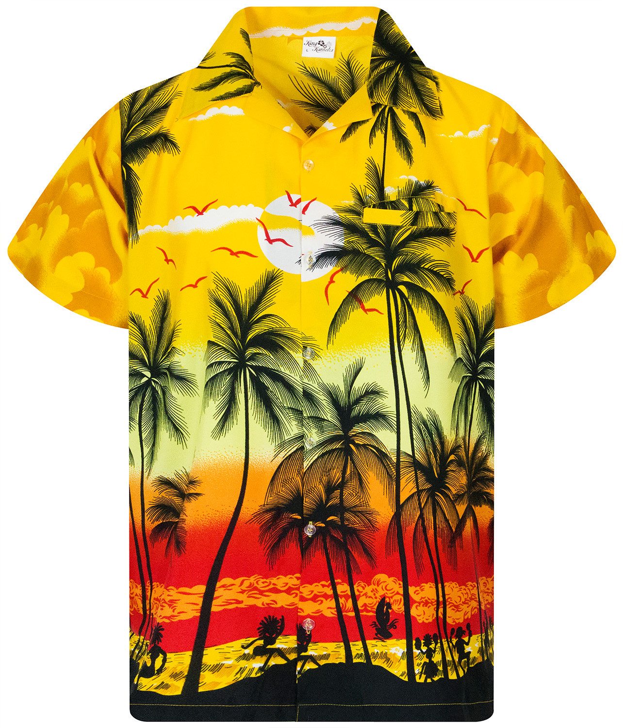 King Kameha Hawaiihemd Beach Übergrößen Hawaii-Hemd günstig online kaufen