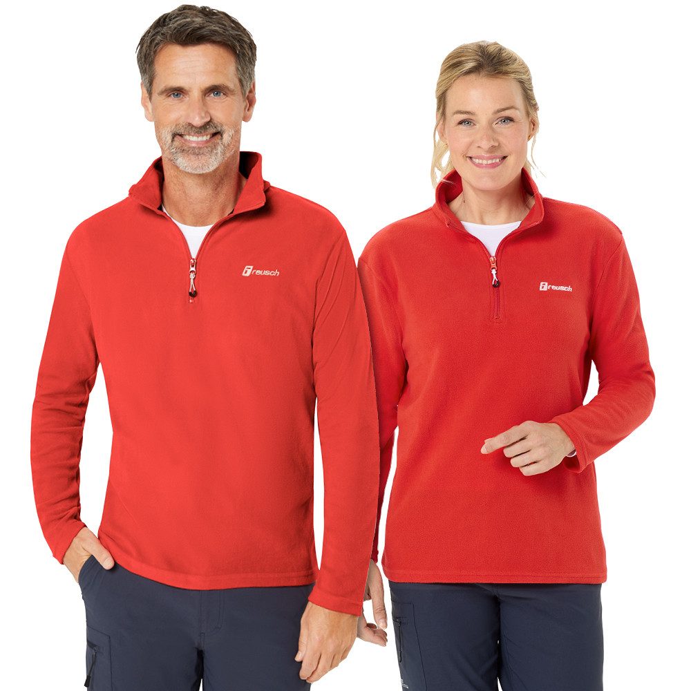 Reusch Fleeceshirt praktisches, pflegeleichtes und schnelltrockendes Fleeceshirt unisex
