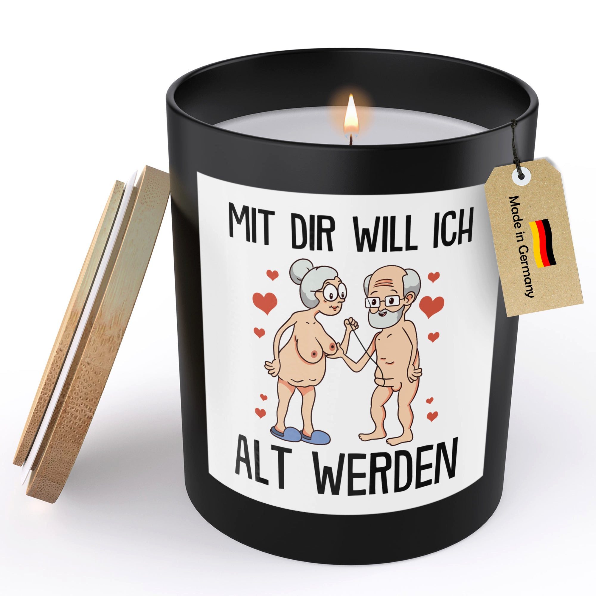 22Feels Duftkerze Deko Jahrestag Geschenk Paar Hochzeitstag Frauen Freundin Valentinstag, MADE IN GERMANY, Europäisches Sojawachs, Handgegossen
