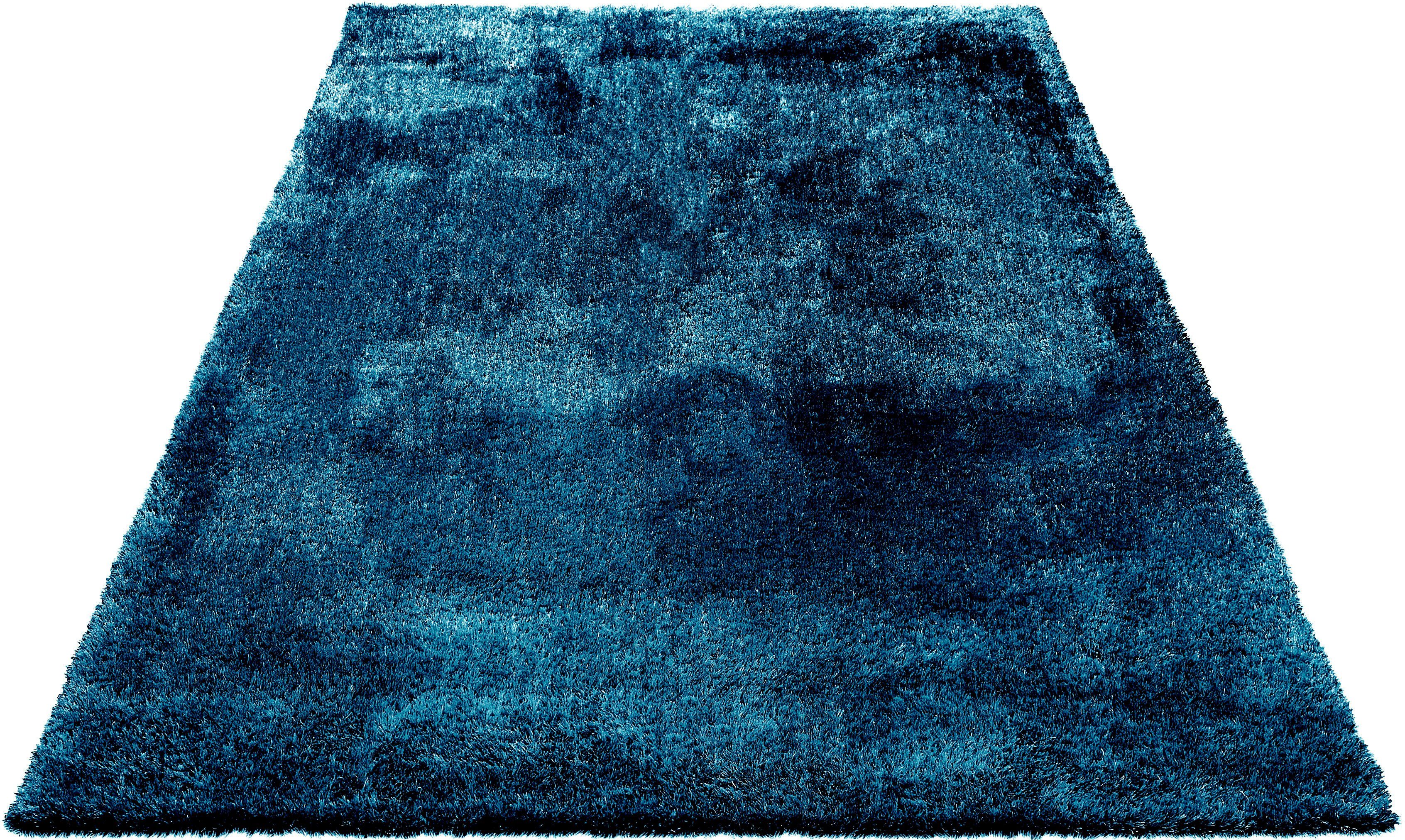 Bruno Banani Teppich Dana Teppich, besonders weich und kuschelig, Kundenliebling, rechteckig, Höhe: 30 mm, uni, Mikrofaser Teppiche, Wohnzimmer, Schlafzimmer, Esszimmer