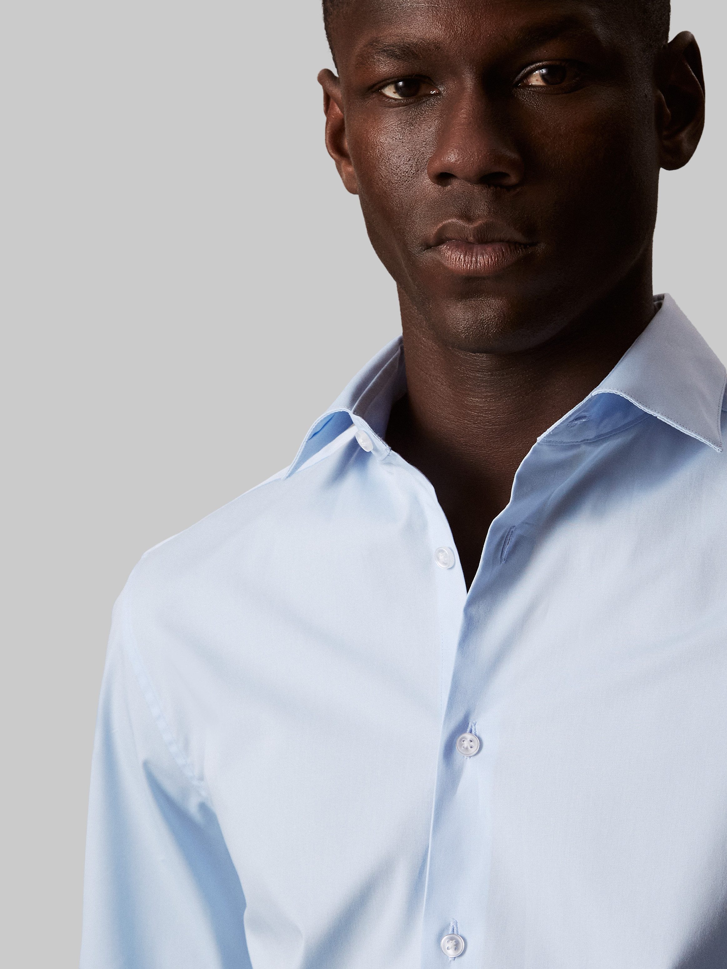Calvin Klein Businesshemd Regular fit, mit Rundhalsausschnitt