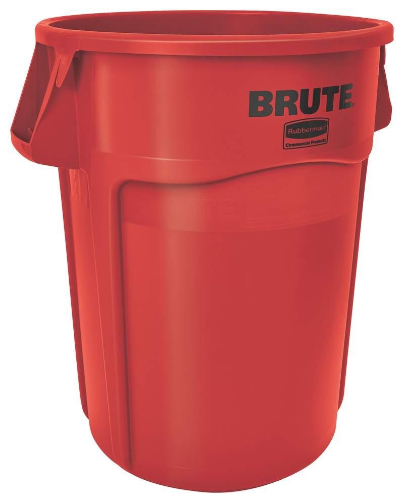 im Angebot Rubbermaid Mülltrennsystem Rubbermaid Belüfteter BRUTE®-Behälter, 167 rot l