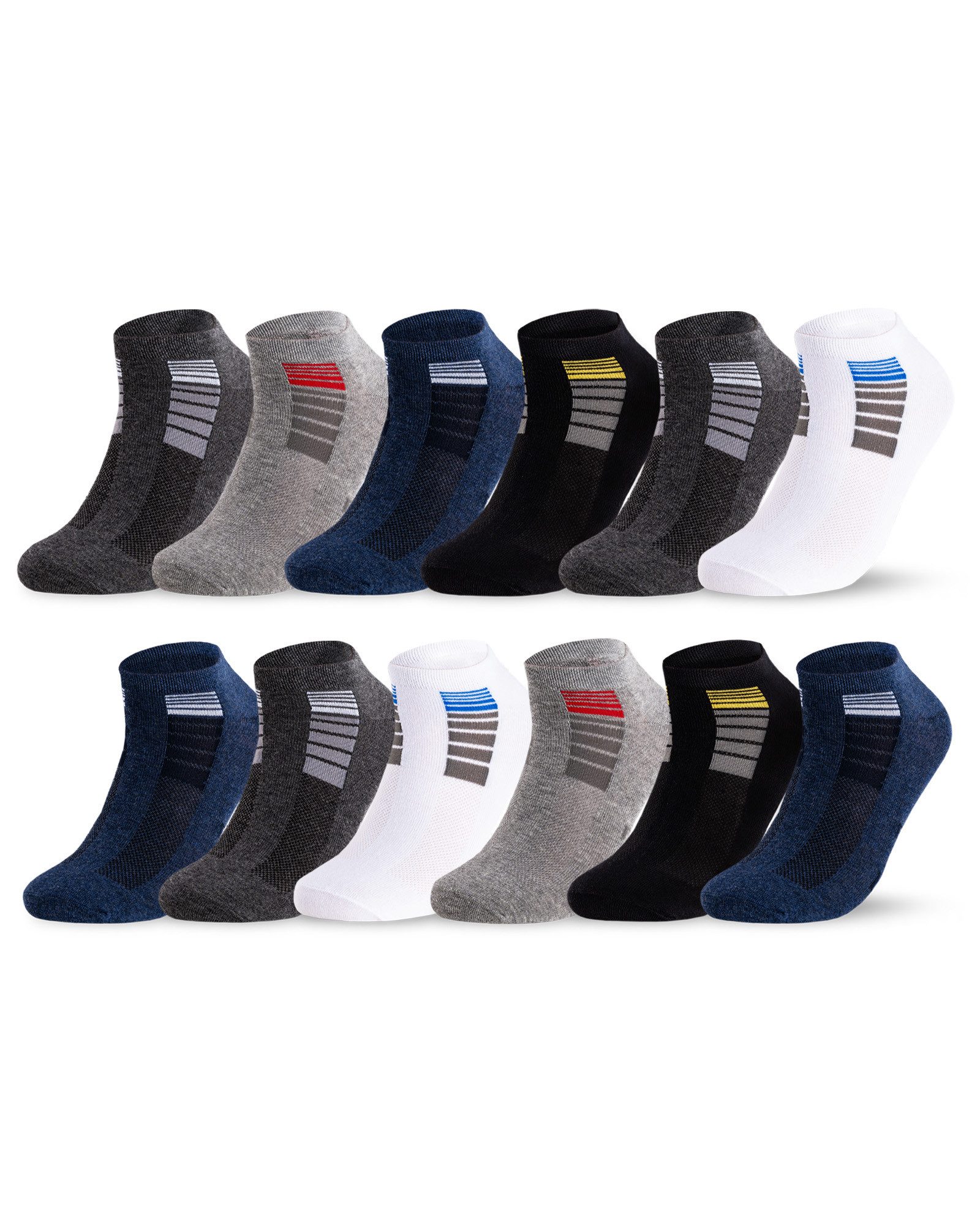 Sneakersocken 8, 12 oder 20 Paar Sneaker Socken SPORT
