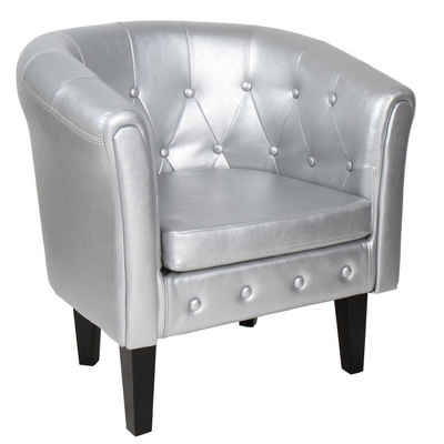 MIADOMODO Chesterfield-Sessel Chesterfield Sessel Loungesessel Clubsessel Cocktailsessel Sofa (1-St)