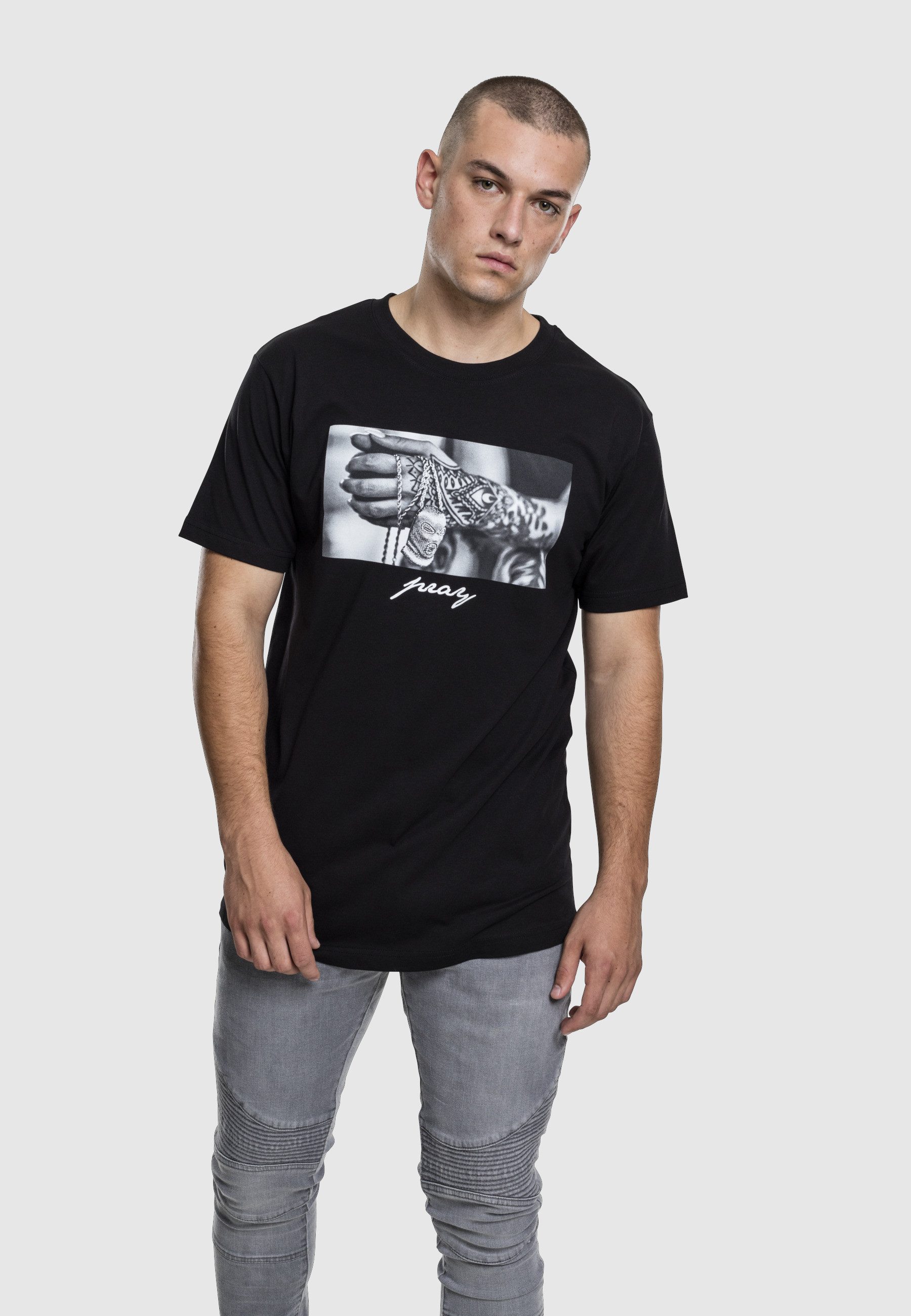 MisterTee T-Shirt MisterTee Herren Pray 2.0 Tee (1-tlg)