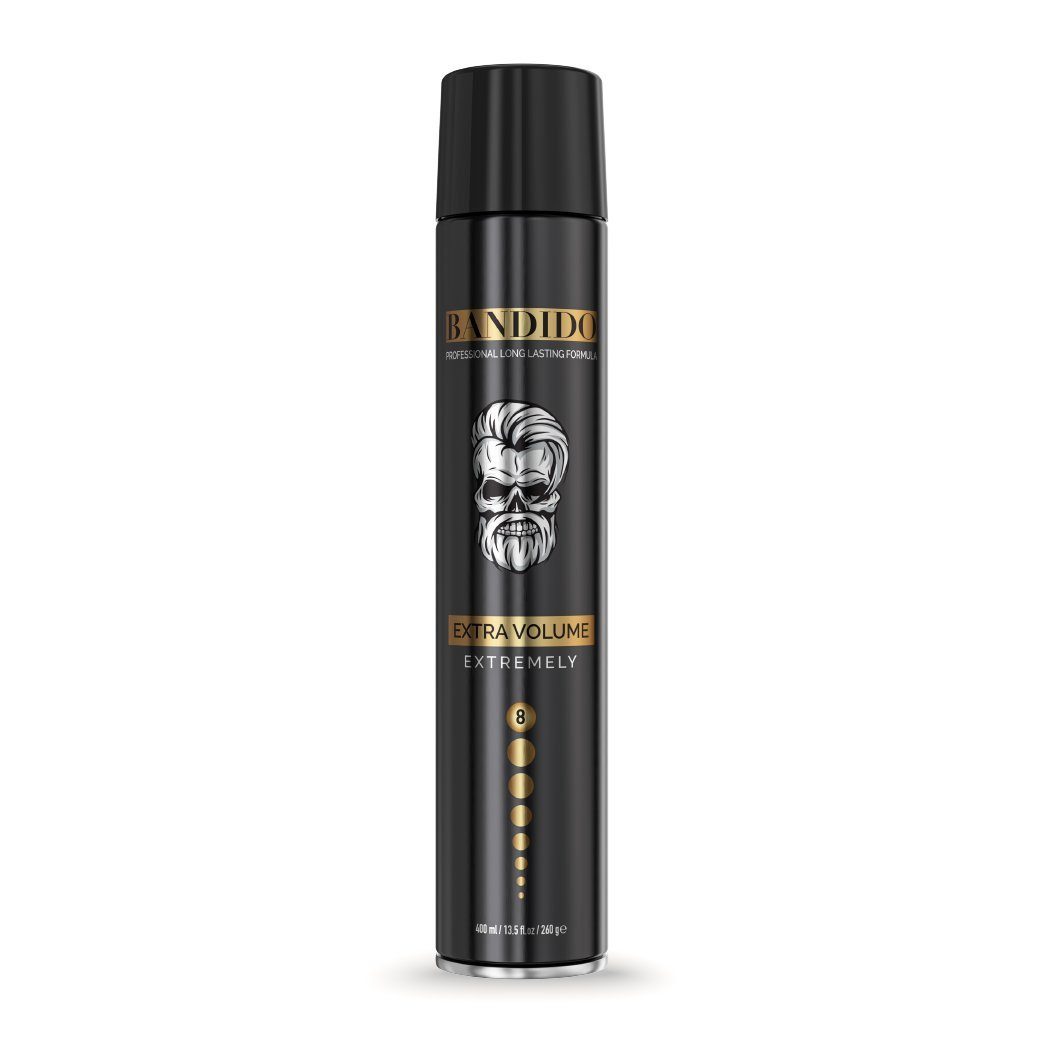 Bandido Haarspray Bandido Hair Spray Haarspray Extra Volume Stark 400ml Black