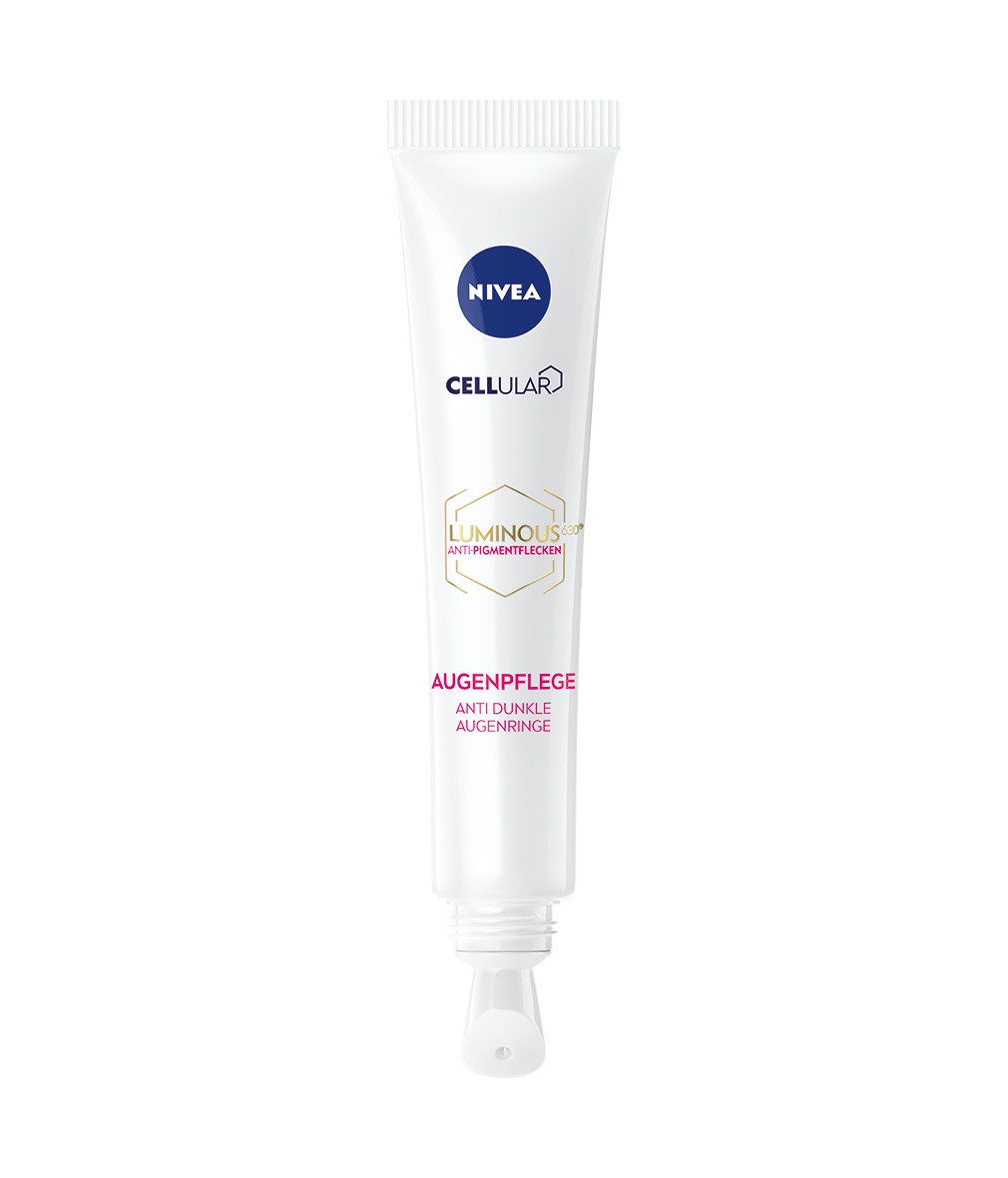 Nivea Augencreme Cellular Luminous630® Anti-Pigmentflecken Augenpflege Augencreme 15ml, 1-tlg., LUMINOUS630® gleicht Pigmentunregelmäßigkeiten aus
