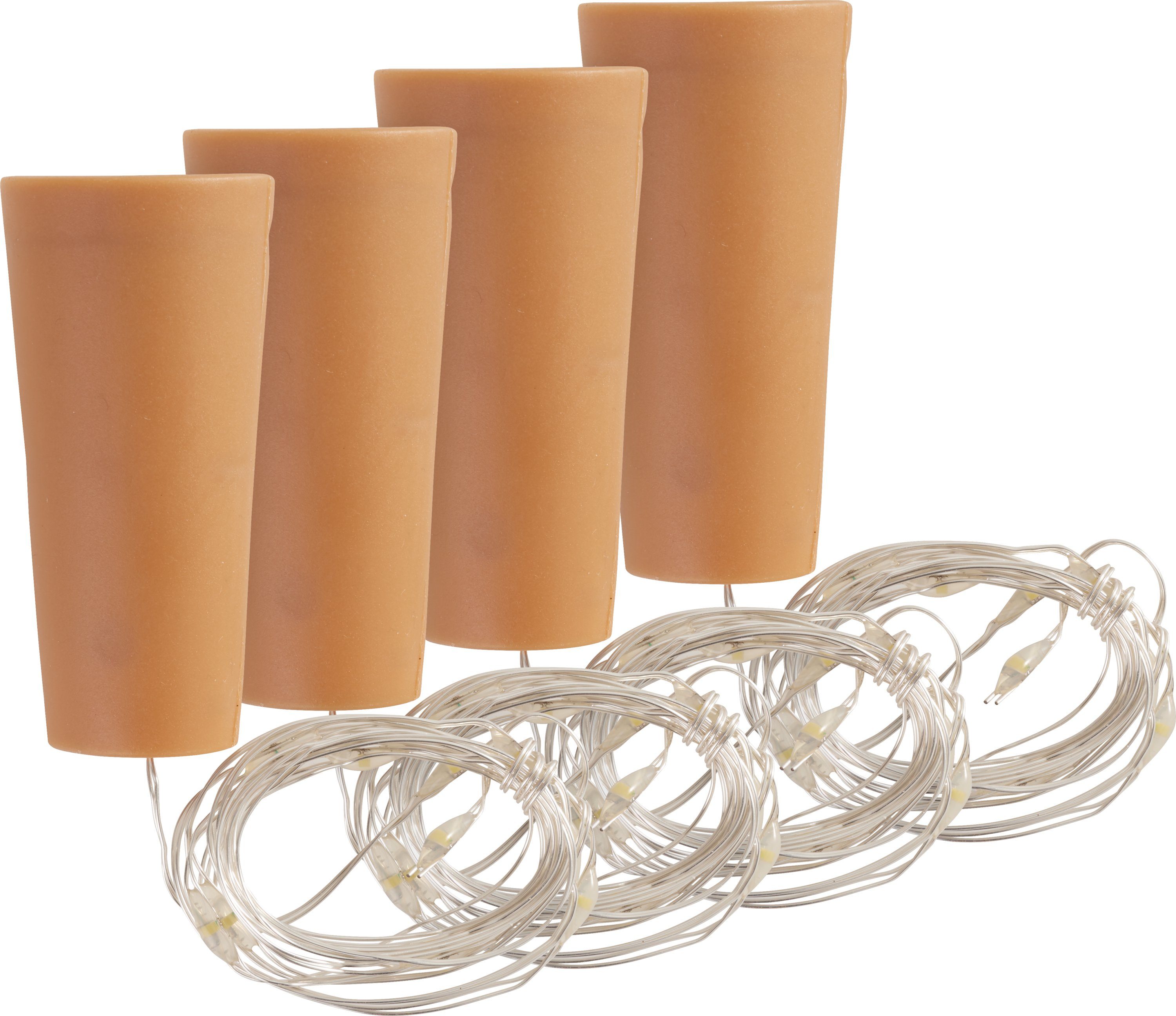 VBS LED Dekolicht Micro LED Lichterkette Flaschenkorken, batteriebetrieben günstig online kaufen