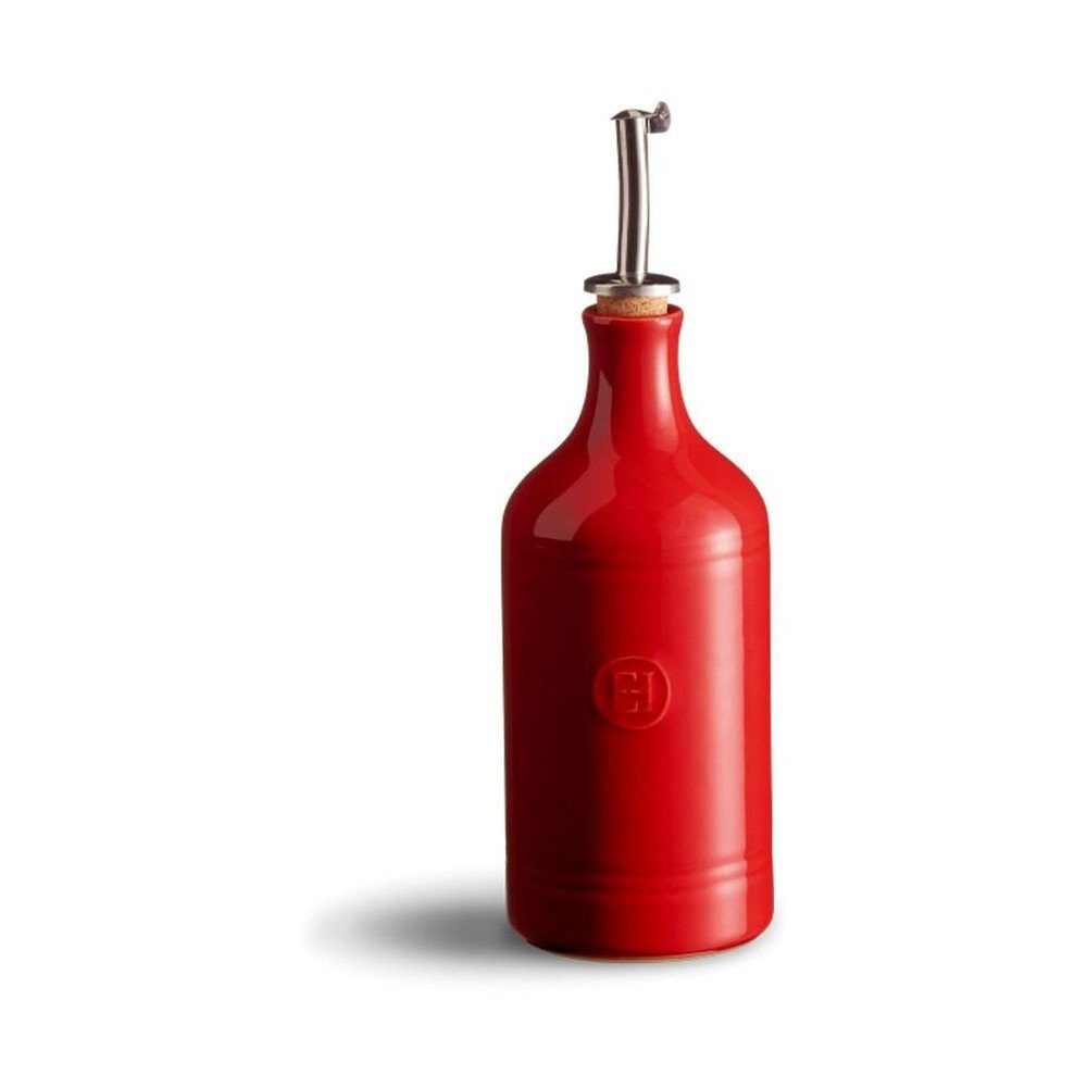 Emile Henry Geschirr-Set Ölgießer 0,4 l Grand Cru, Keramik, 400ml, Made in France, Keramik, rot, spülmaschinenfest