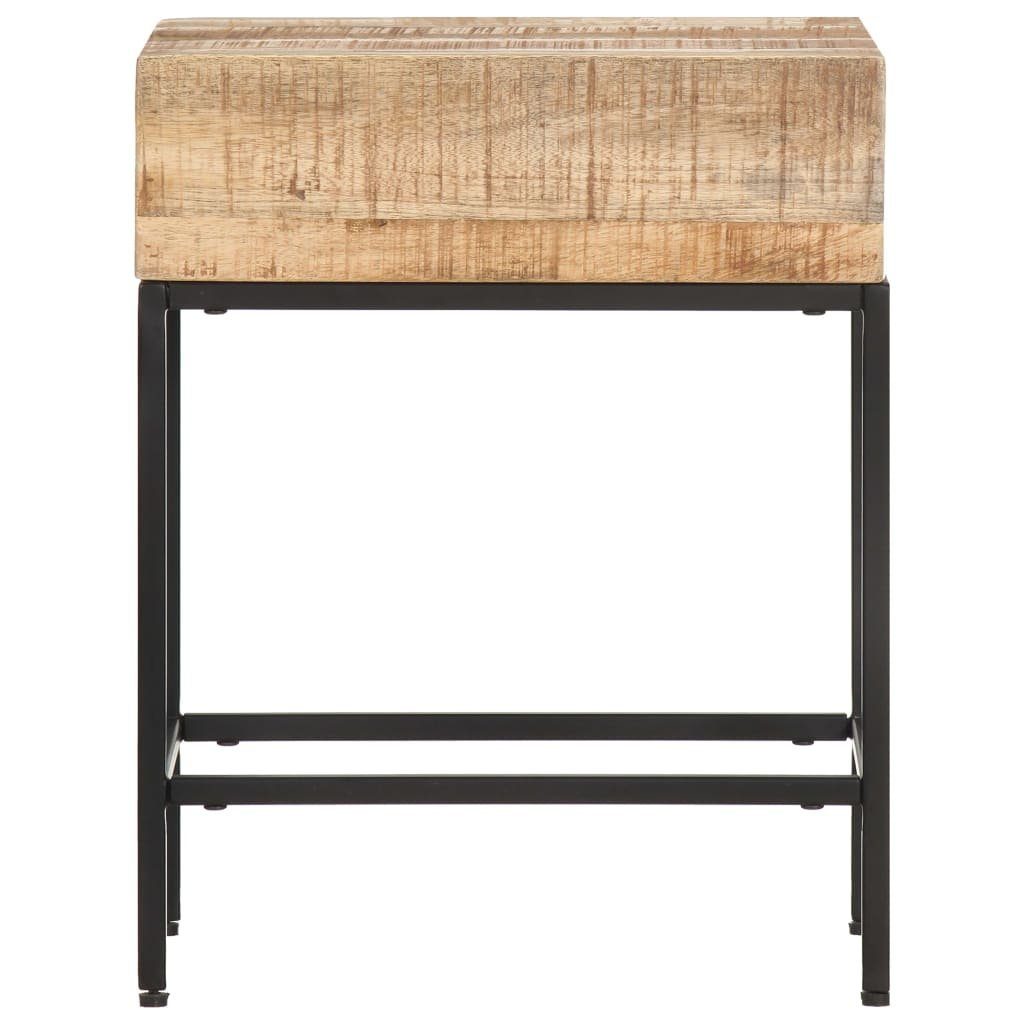 furnicato Beistelltisch 40x30x50 cm Raues Massivholz günstig online kaufen
