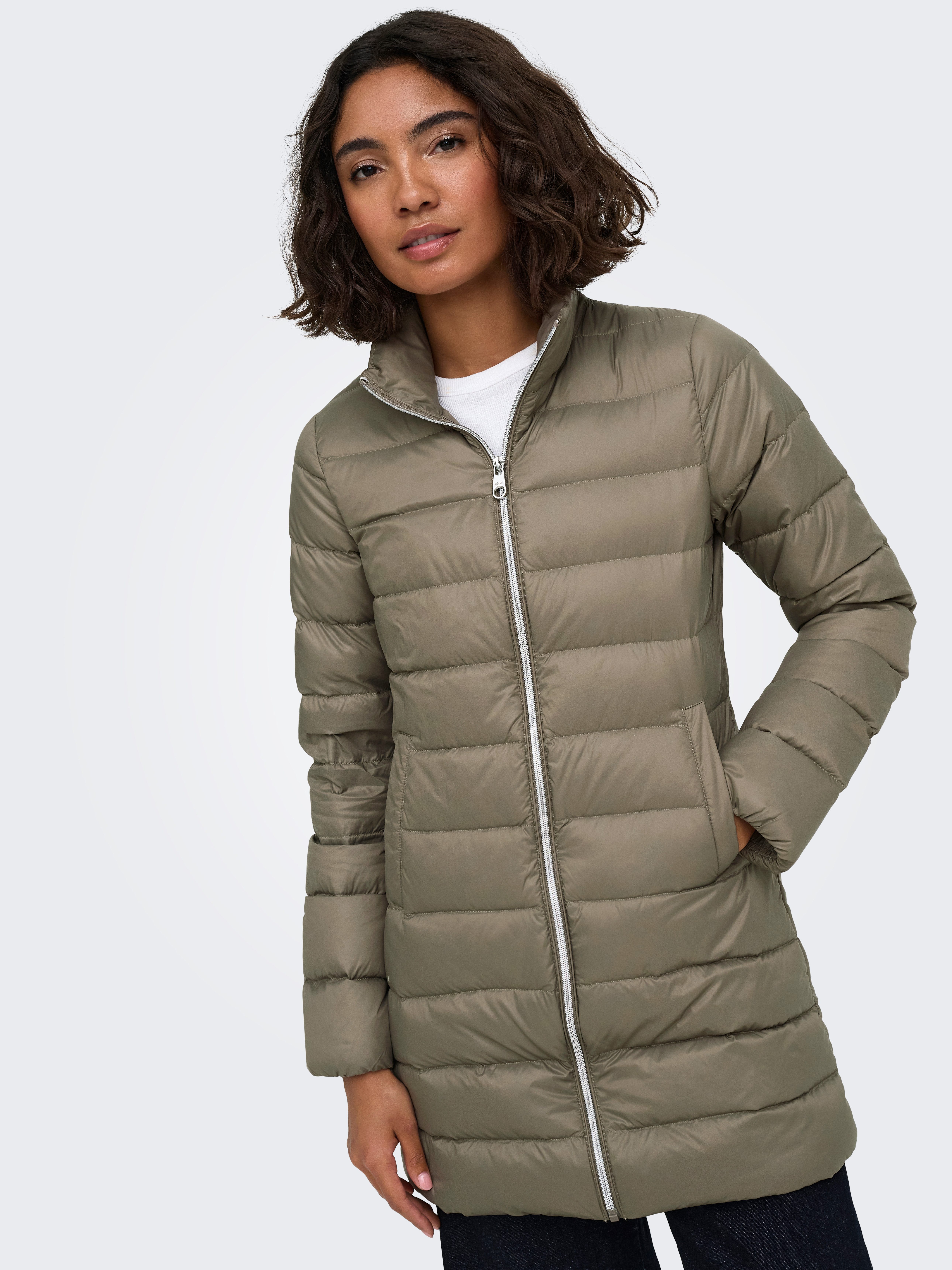 ONLY Steppjacke ONLRUBY QUILTED DOWN COAT CC OTW Kunstfaser