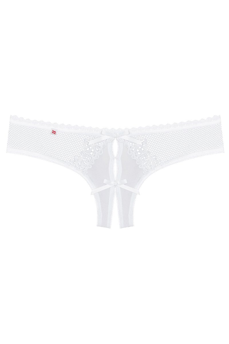 Obsessive Panty-Ouvert Alabastra Ouvert Thong (einzel, 1-St)