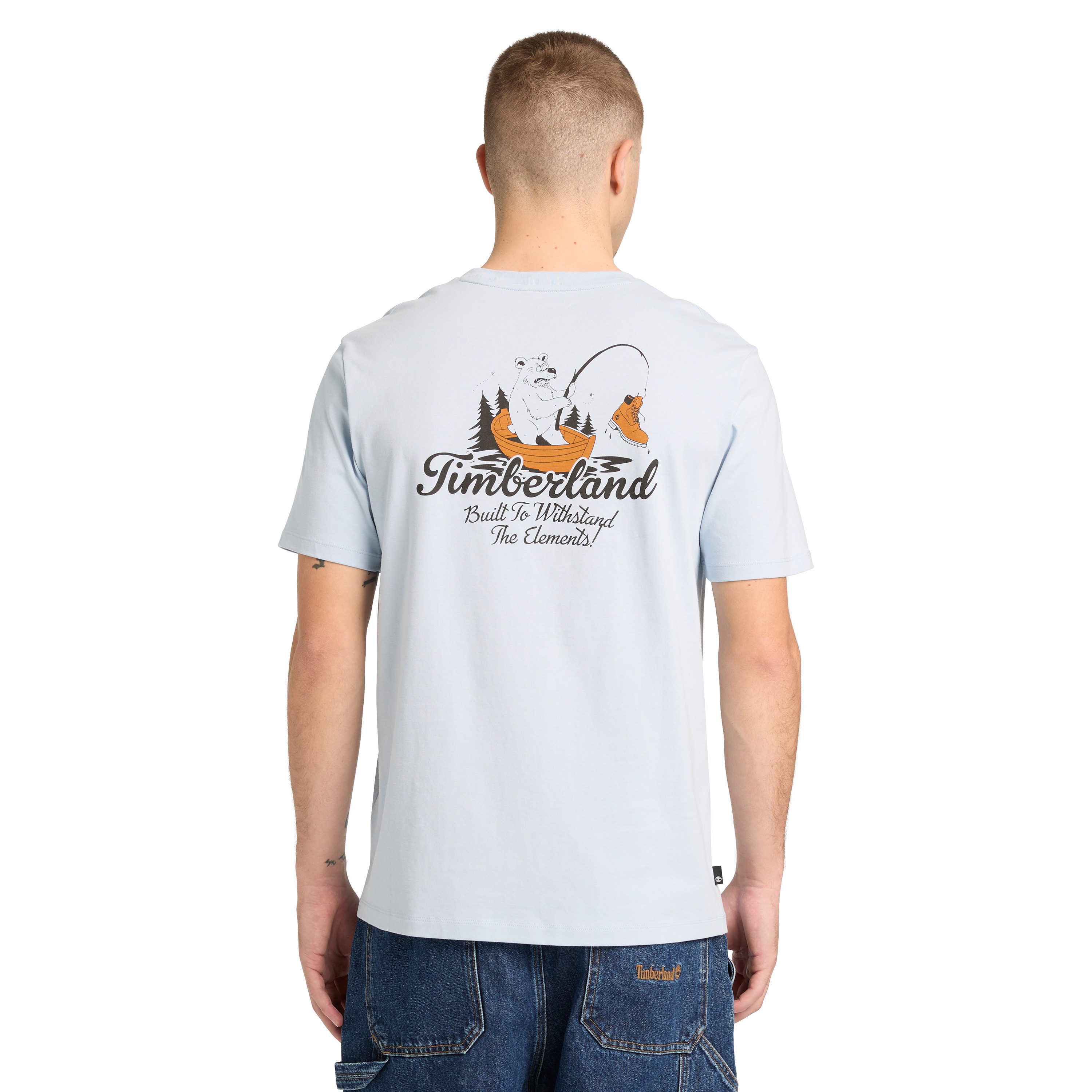 Timberland T-Shirt Bear Graphic ShortSleeve Tee bequeme Passform, Kurzarmdesign, für Sportmode und Outdoormode