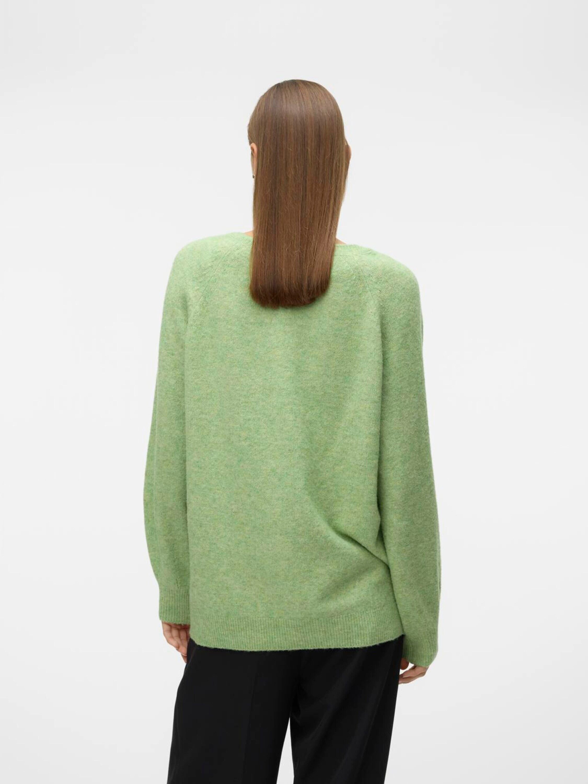 Vero Moda Strickpullover LEAF (1-tlg) Plain/ohne Details