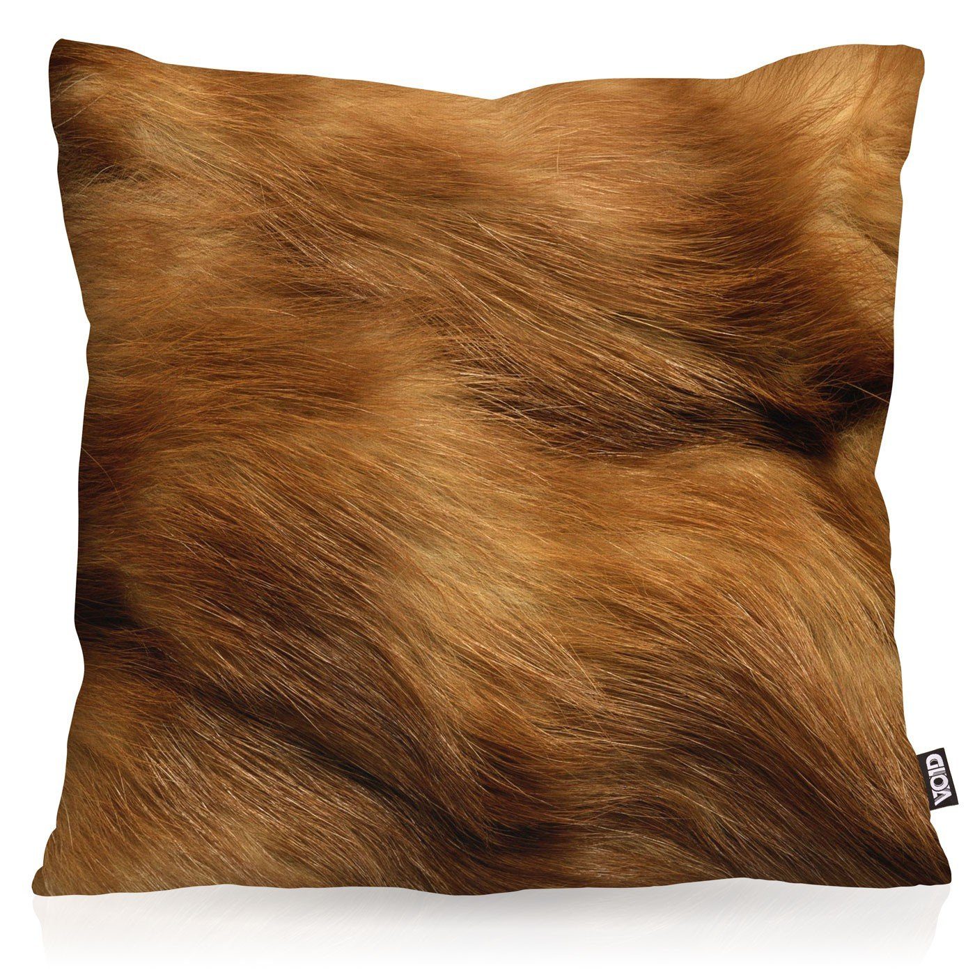 VOID Kissenbezug, Löwenfell Print Outdoor Indoor Löwe Fell Leo Raub katze