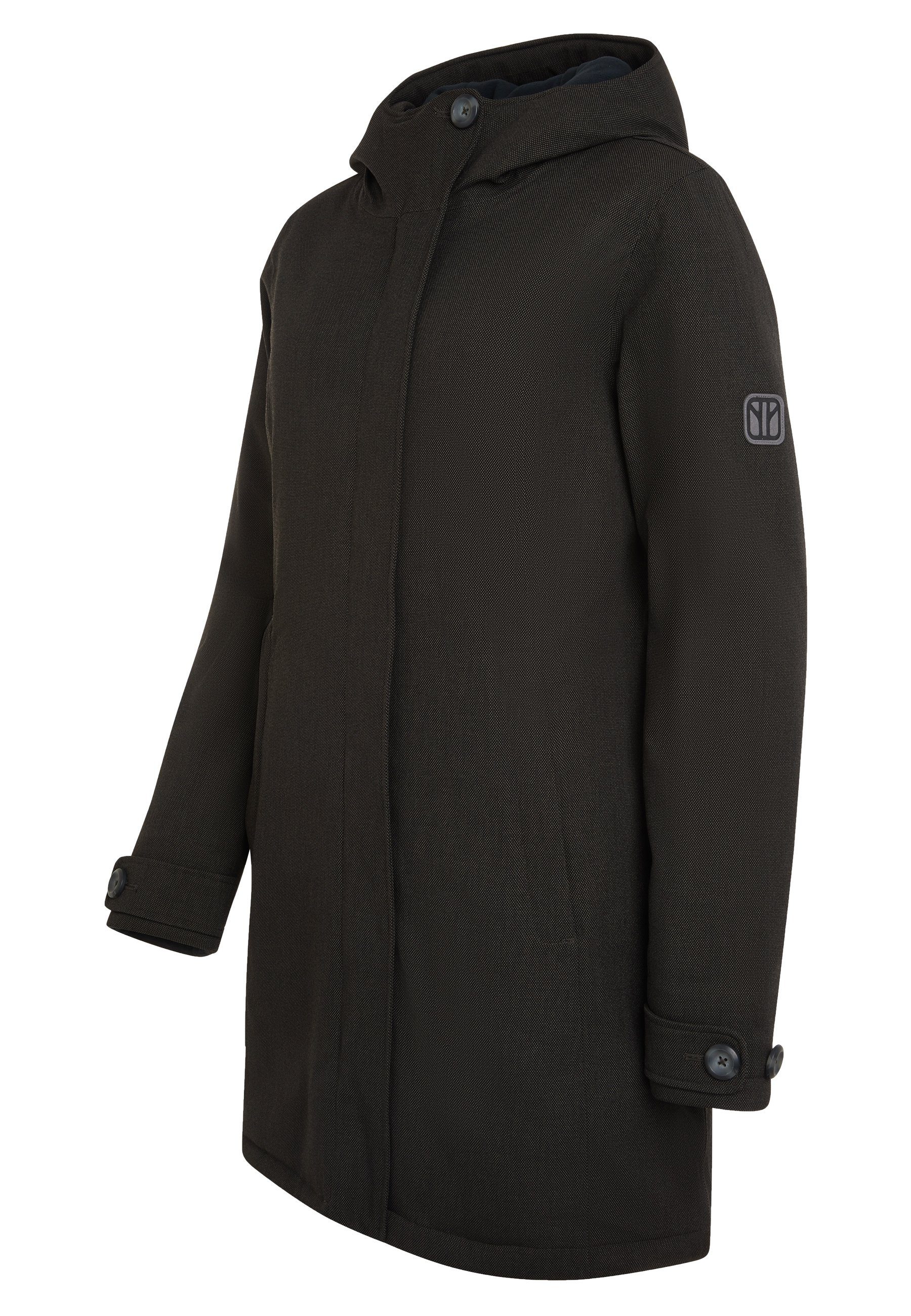 Elkline Winterjacke Schnieke wasserdicht in Wolloptik mit 2-Wege-Reißverschluss