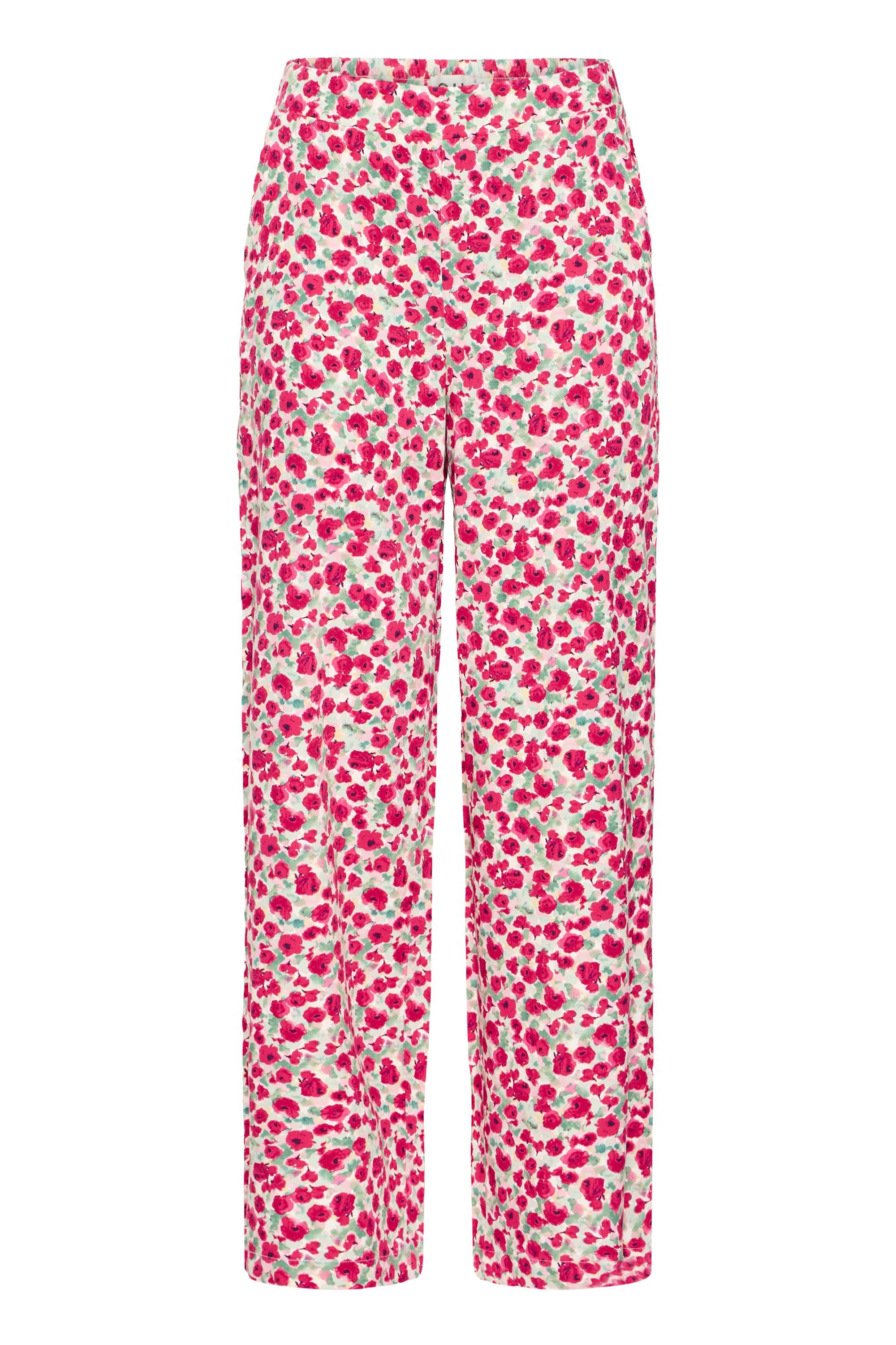 Ichi Loungehose IHAYA gemusterte Stoffhose mit günstig online kaufen