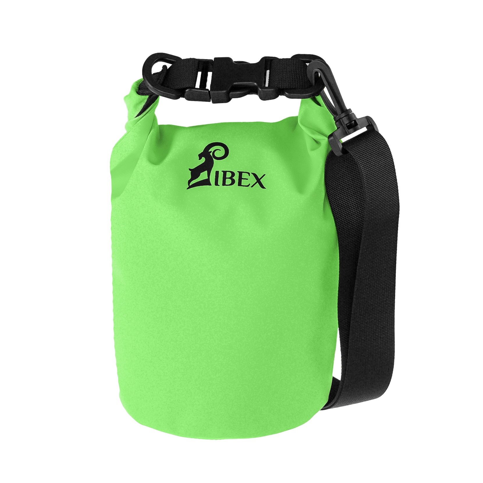 SCHNORR Rucksack Drybag 2 Liter Grün Tasche Seesack Packsack Wasserdicht Rollbeutel