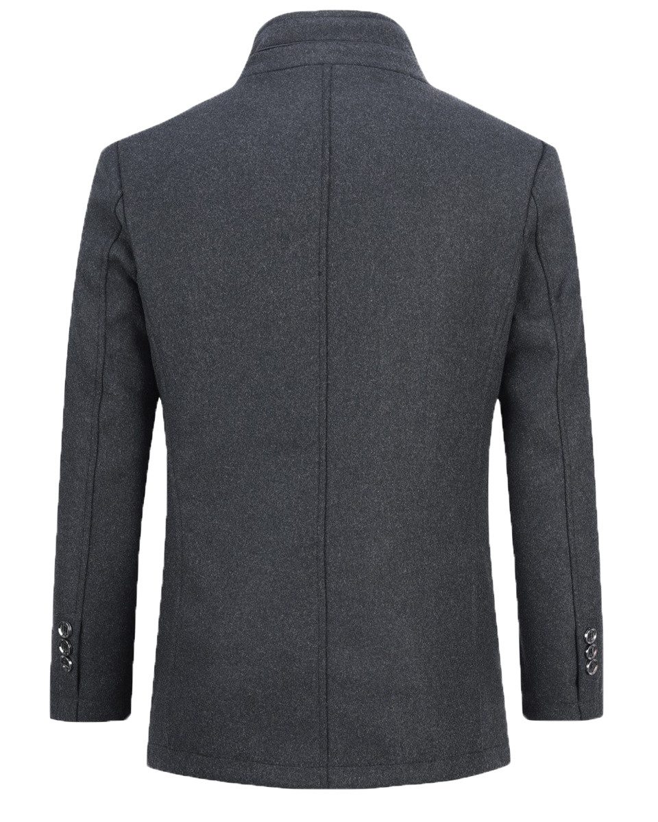 Allthemen Kurzmantel mit abnehmbarer dicker Weste Herren Wintermantel kurze günstig online kaufen