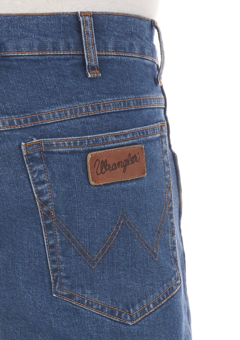 Wrangler Straight-Jeans Herren Jeanshose Texas Stretch Regular Fit Denim Hose mit Stretch – Bild 4 von 5