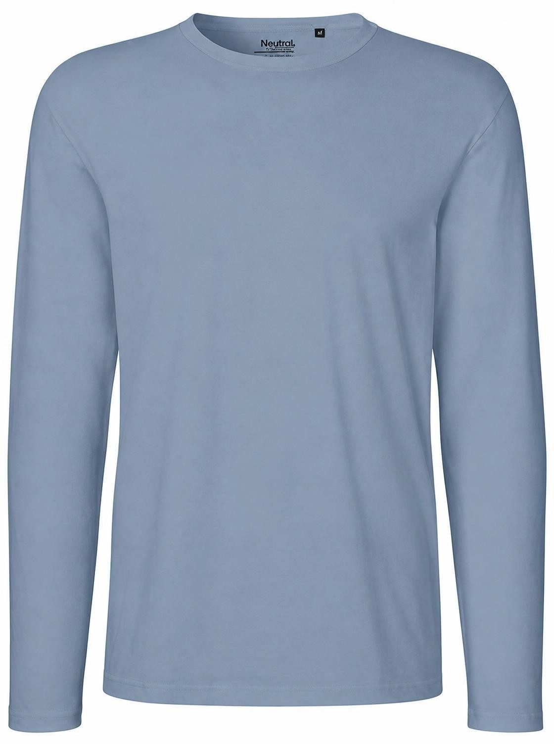 Neutral Langarmshirt Herren Long Sleeve T-Shirt / 100% Fairtrade-Baumwolle